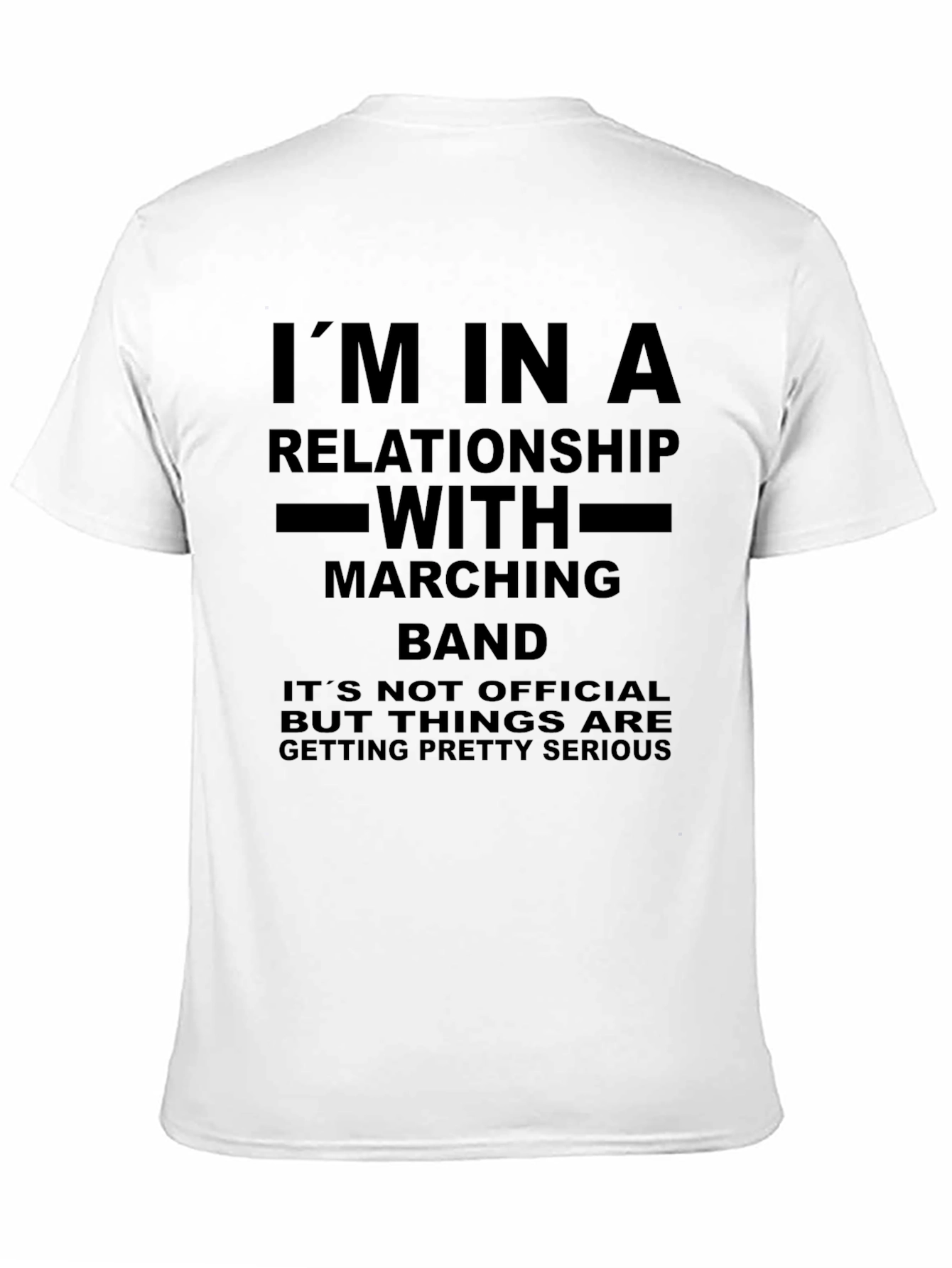 Black Marching Band Relationship T-Shirt - Funny Band Lover Tee view 11