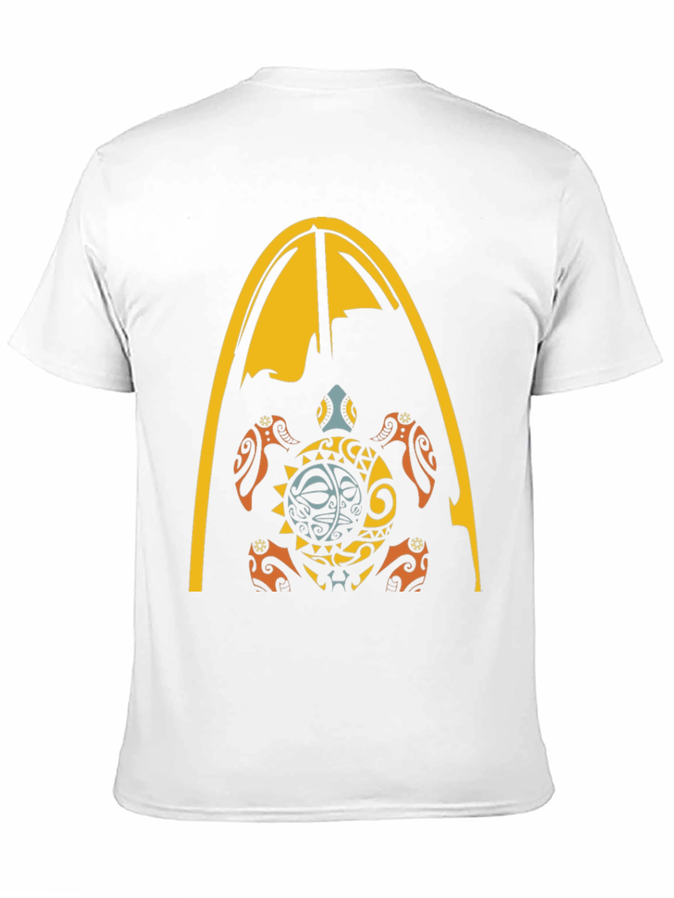 Black Turtle Design Graphic T-Shirt view 11