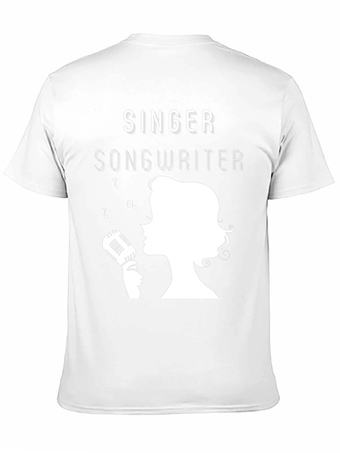 Black Singer Songwriter Graphic Tee - Music Lover T-Shirt view 11