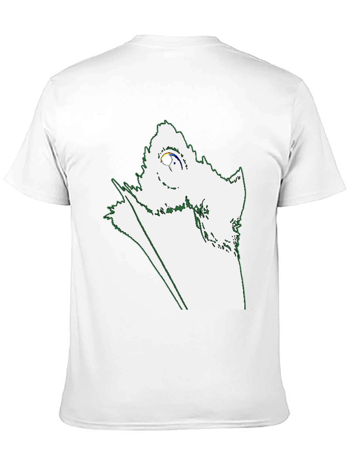 Black Abstract Graphic Print Black T-Shirt view 11