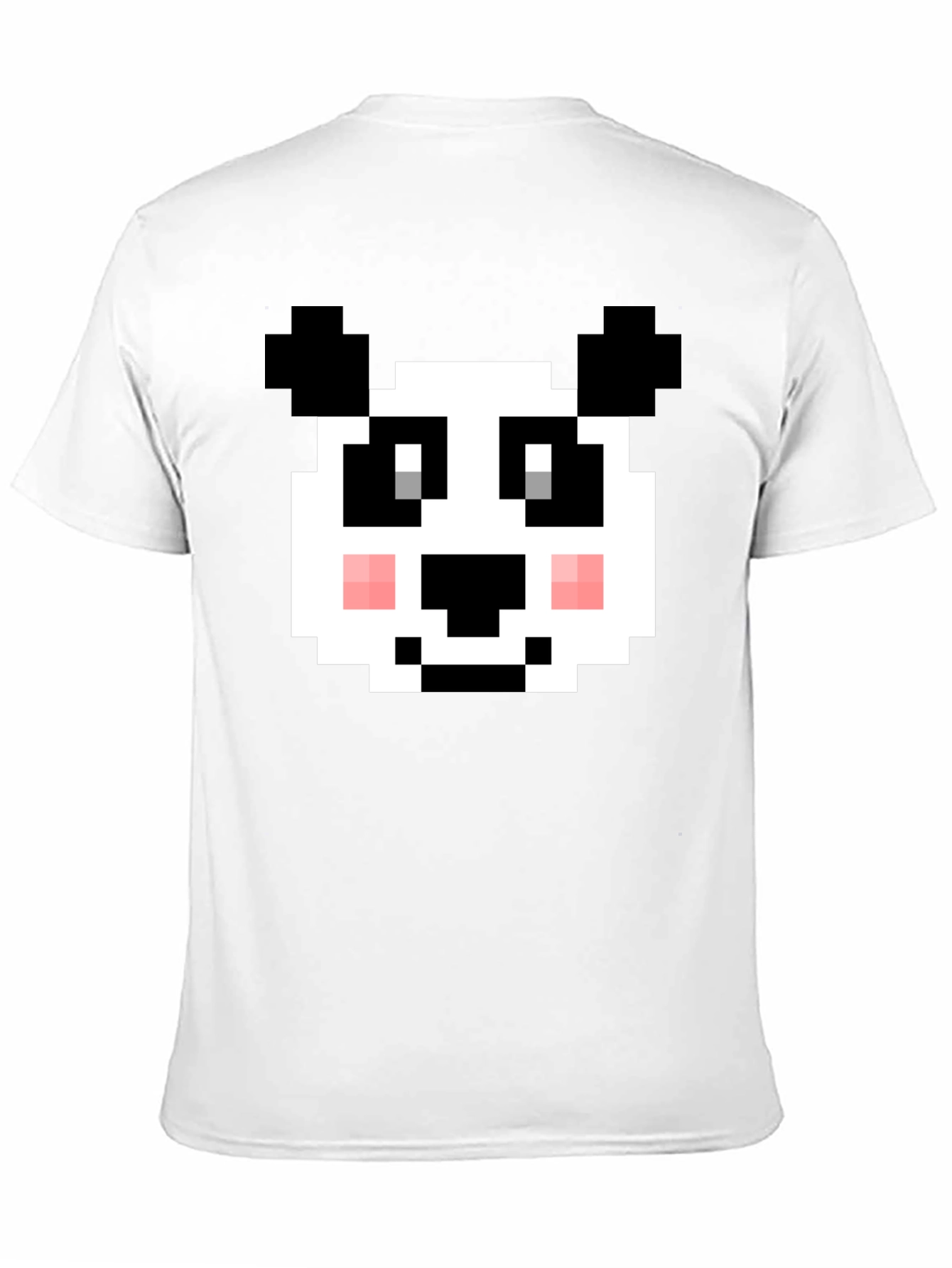 Black Pixel Panda T-Shirt - Gamer Style view 11