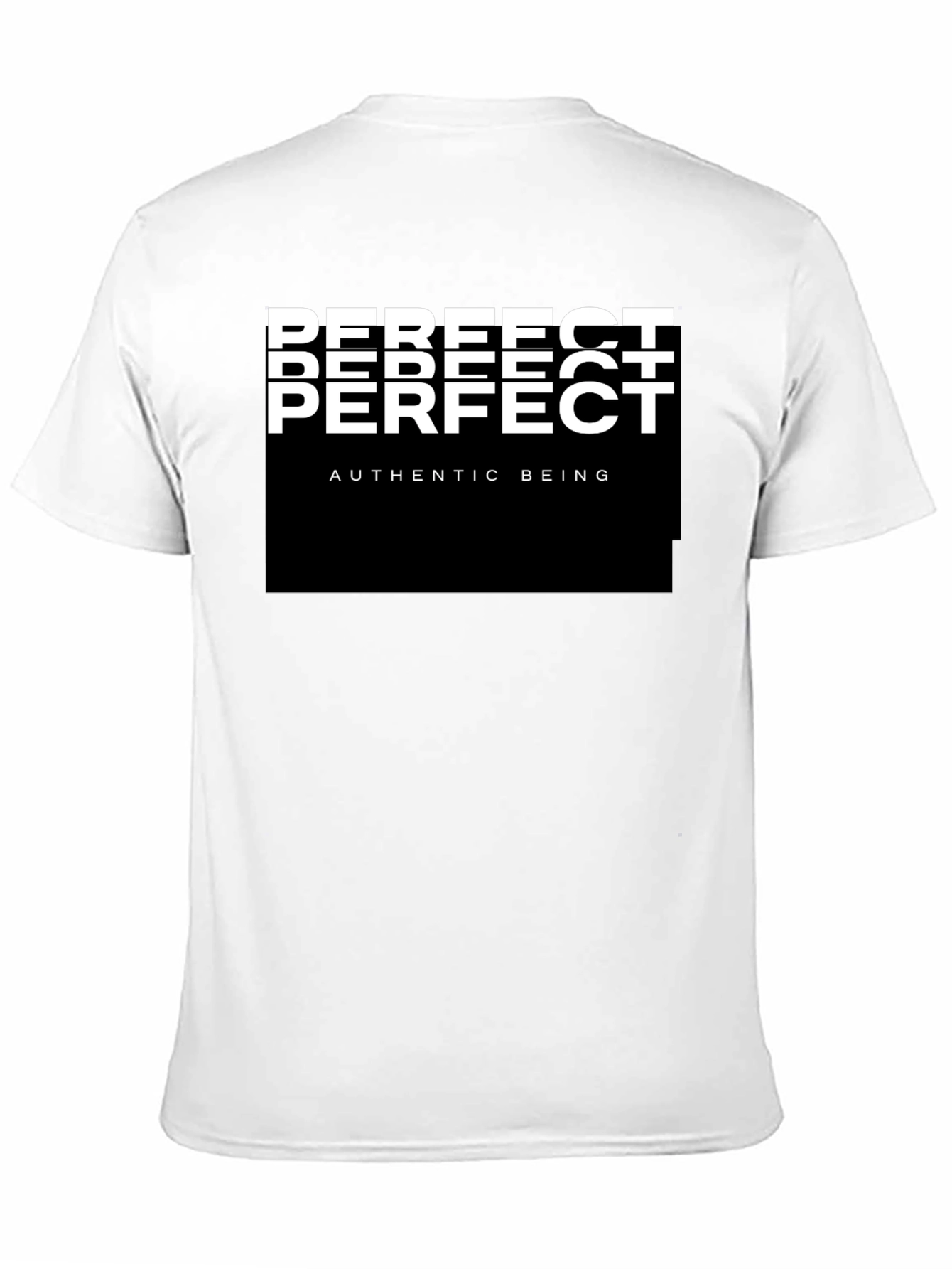 Black Perfect Authentic Being Graphic Tee - Black view 11