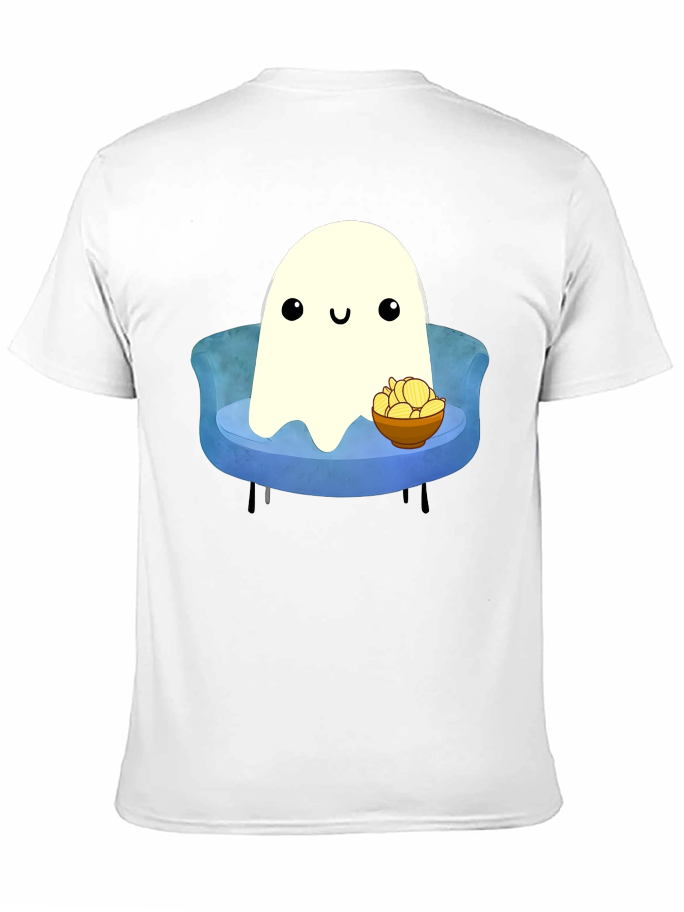 Black Ghost Chips Graphic T-Shirt view 11