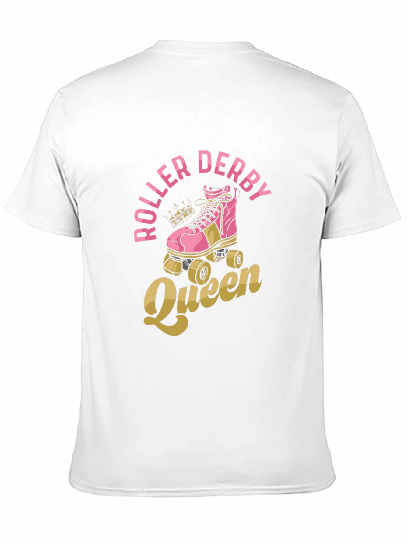 Black Roller Derby Queen T-Shirt - Graphic Print Tee view 11