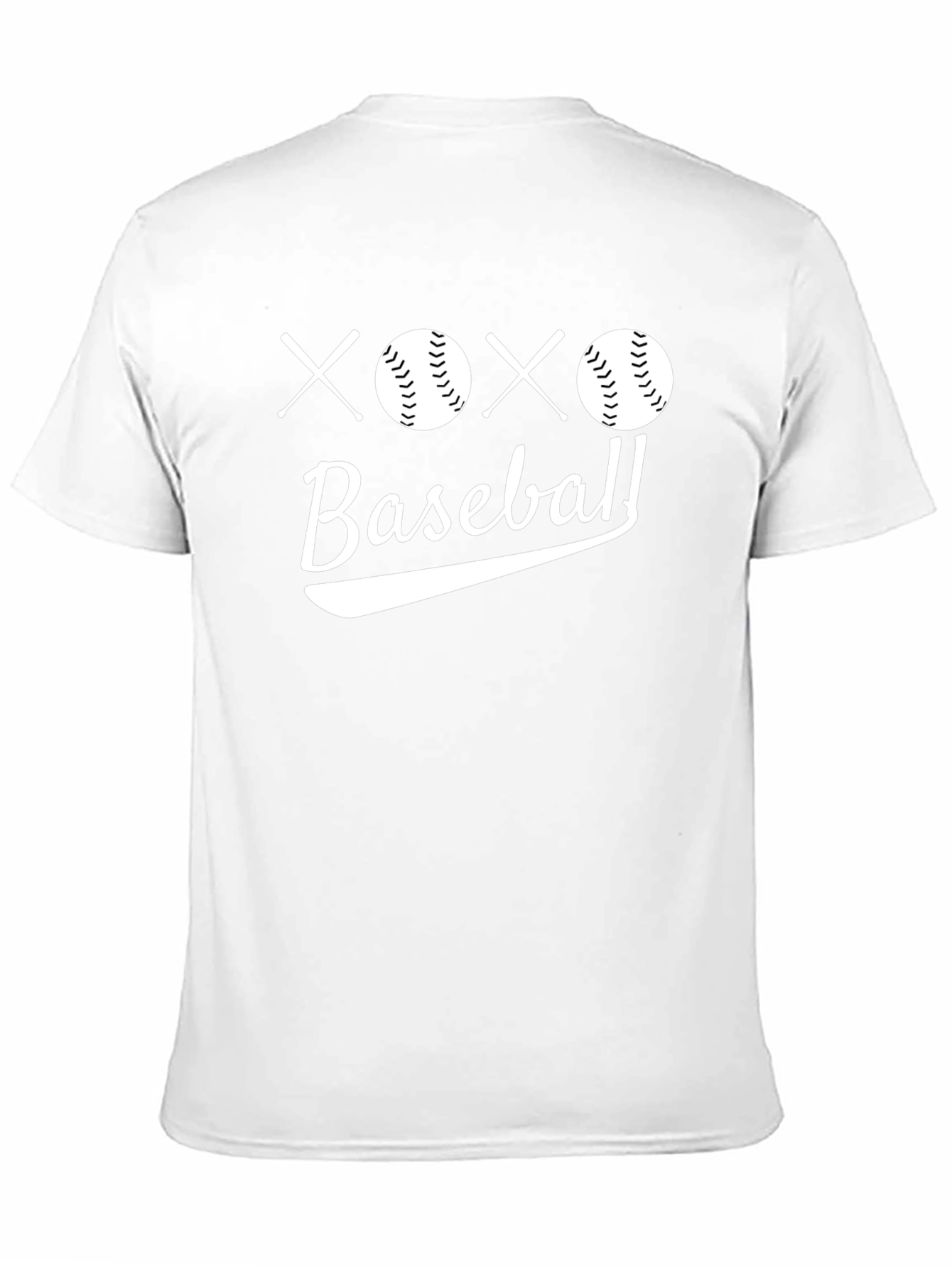 Black XOXO Baseball Graphic T-Shirt - Stylish Sportswear view 11