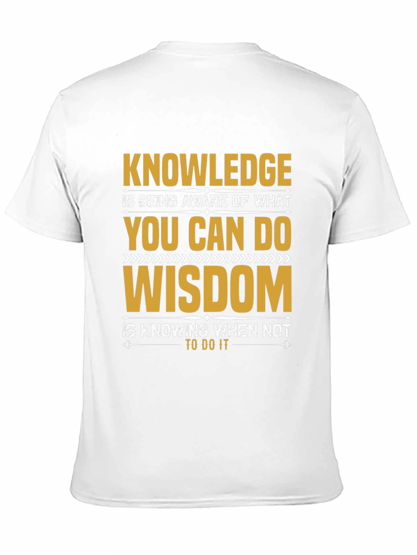 Black Knowledge Wisdom Graphic Tee view 11