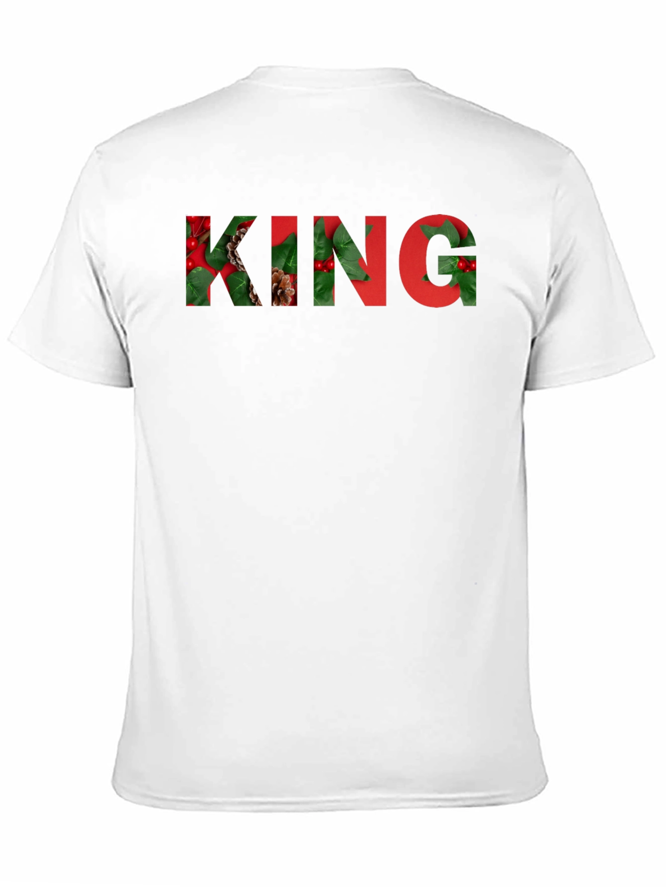 Black King Holiday T-Shirt - Festive Design view 11