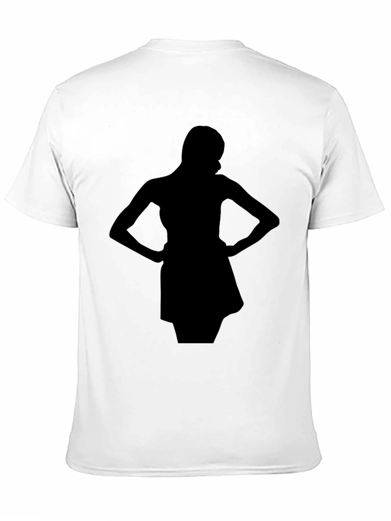 Silhouette Woman's Tee - Sleek Black T-Shirt - 11
