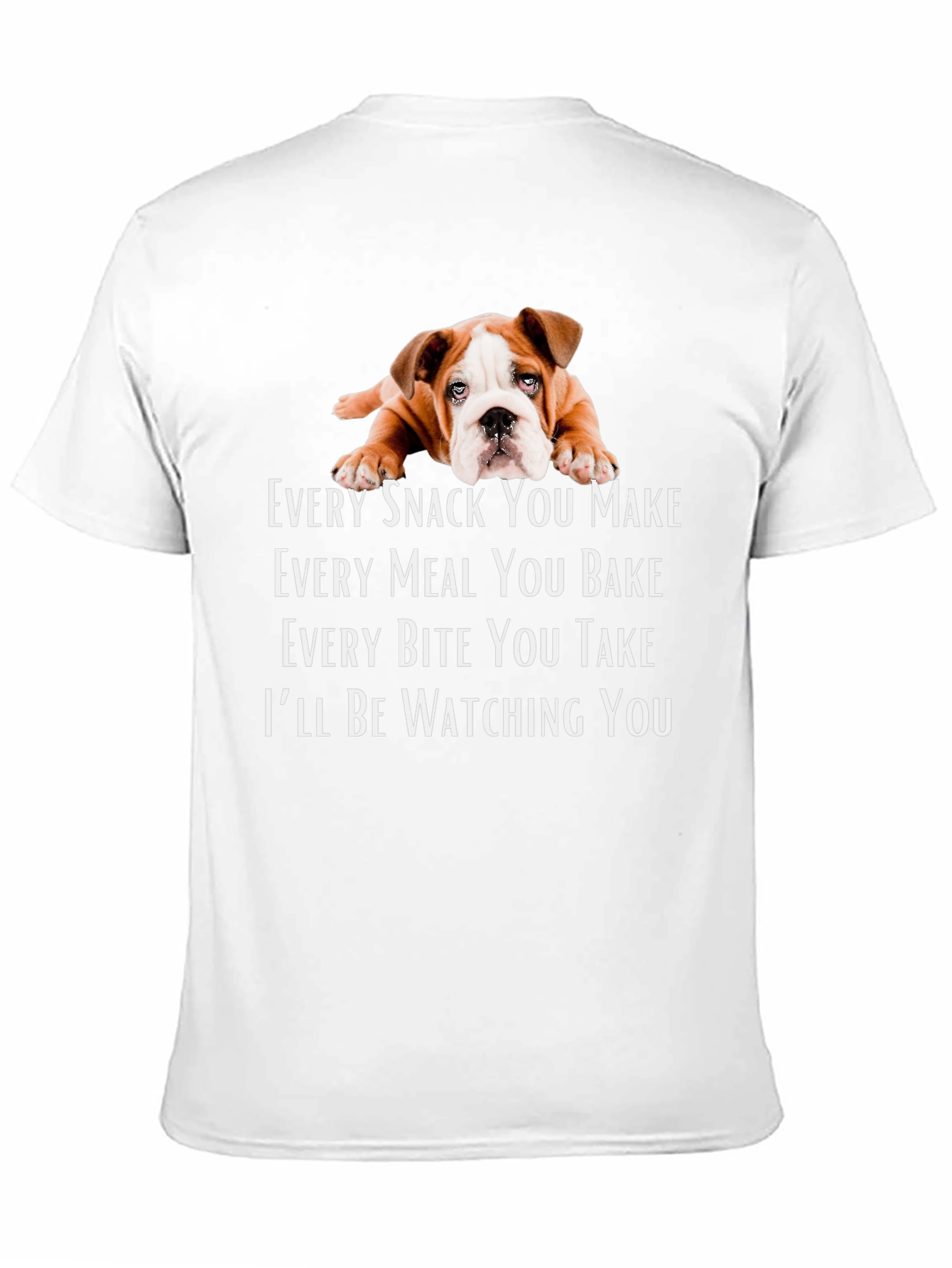 Black Dog Watching You T-Shirt - Funny Pet Lover Tee view 11