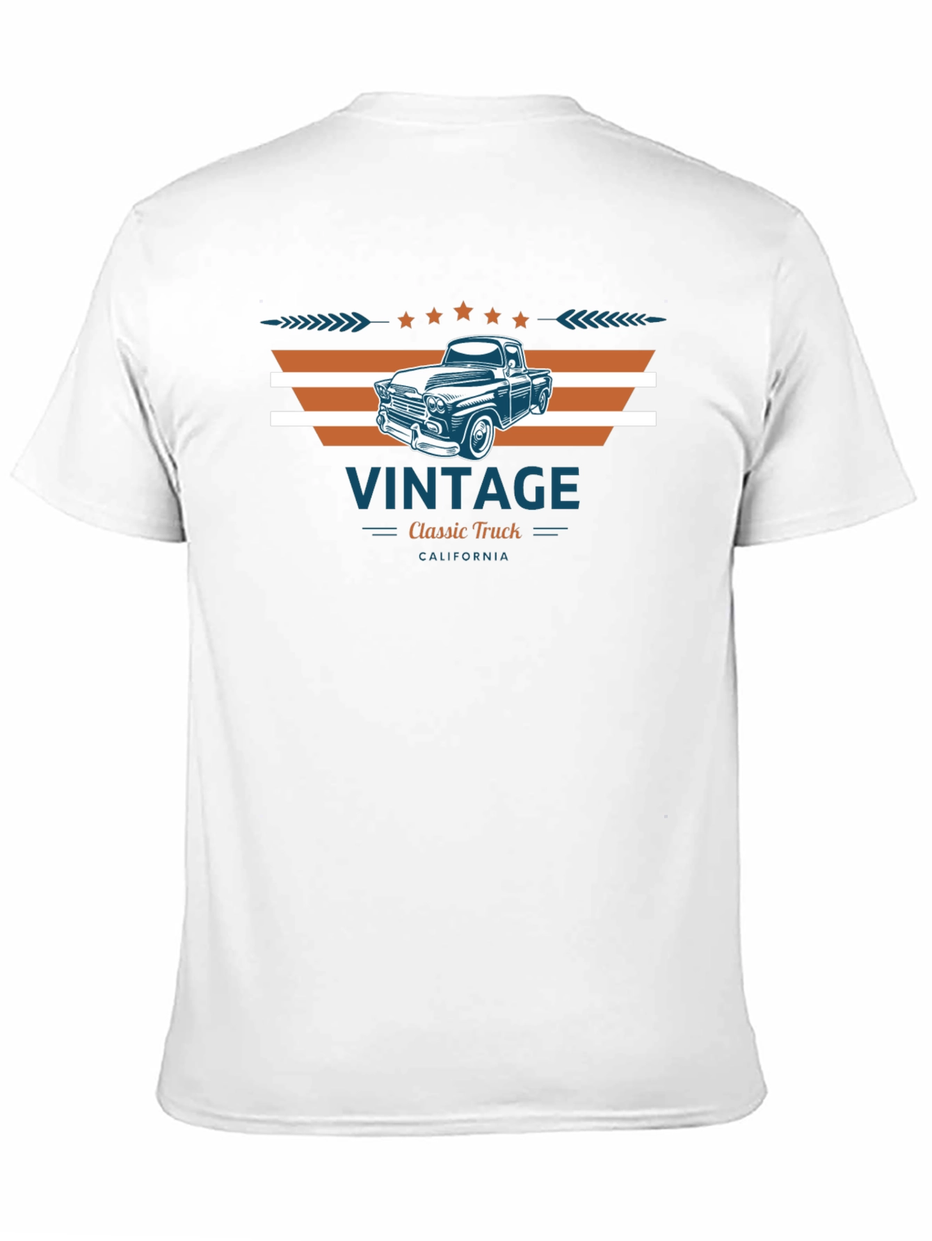 Black Vintage Classic Truck Graphic T-Shirt view 11