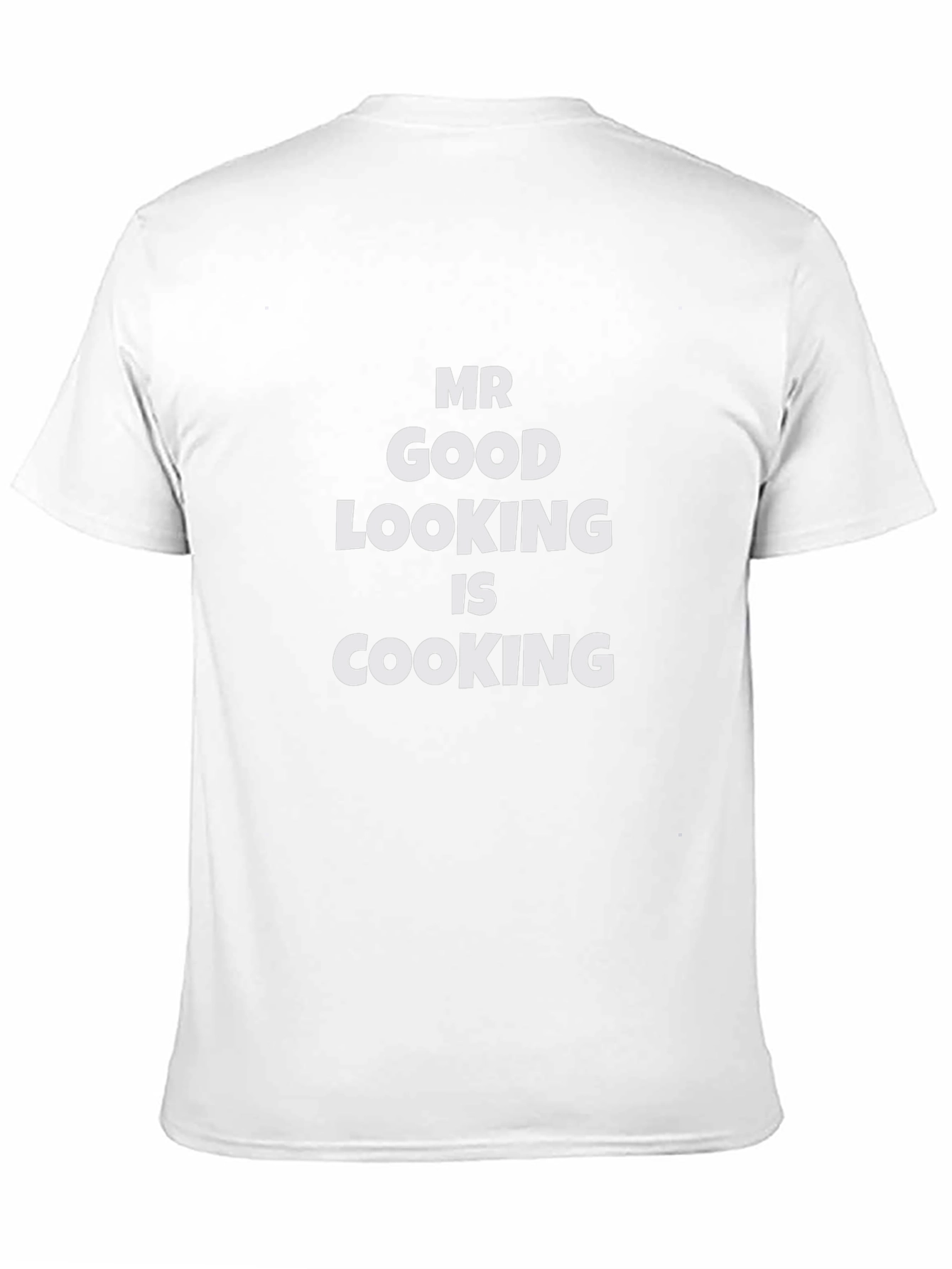 Black Mr Good Looking is Cooking - Black T-Shirt view 11