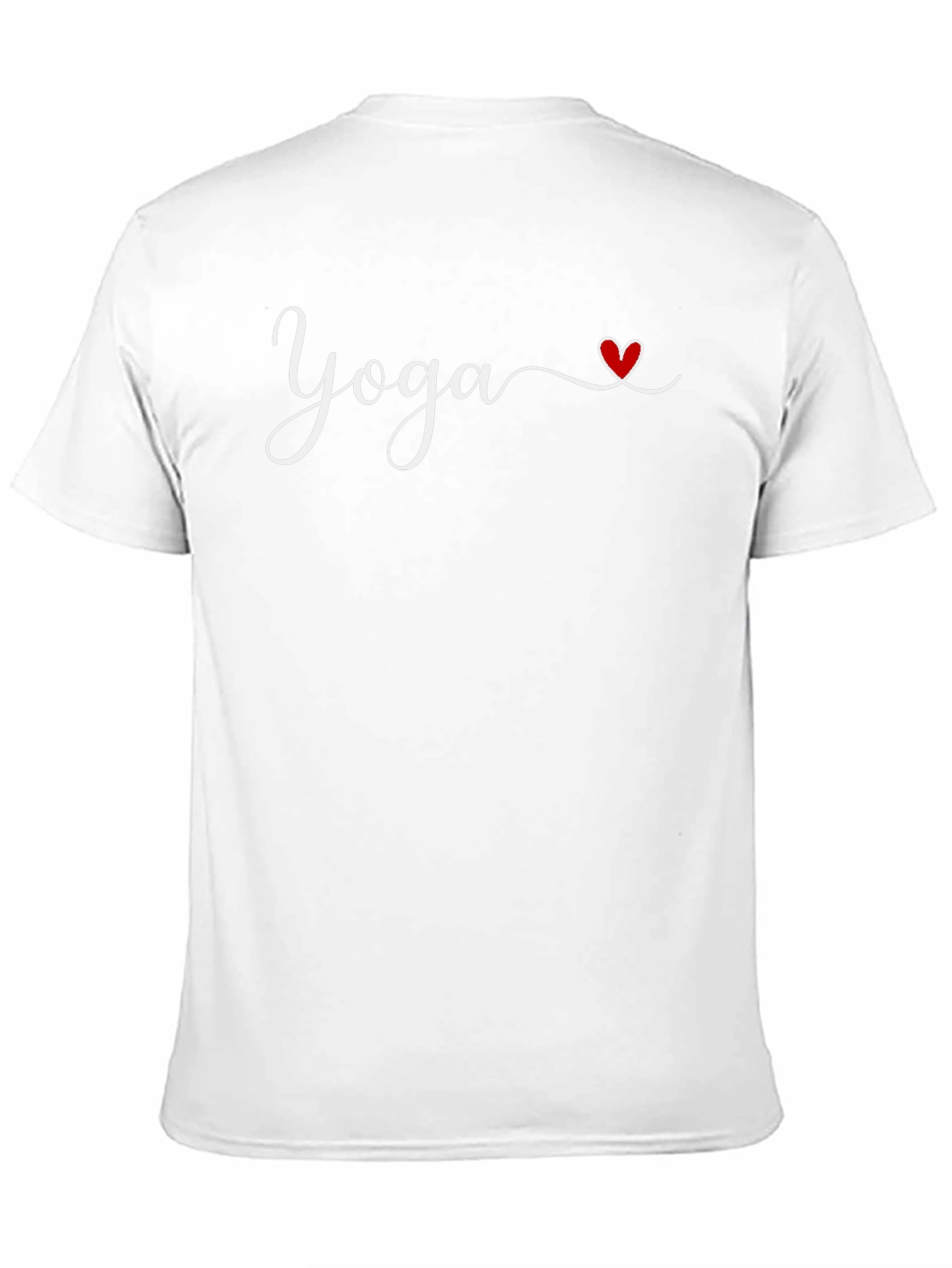 Black Yoga Heart T-Shirt - Soft Cotton Blend Tee view 11