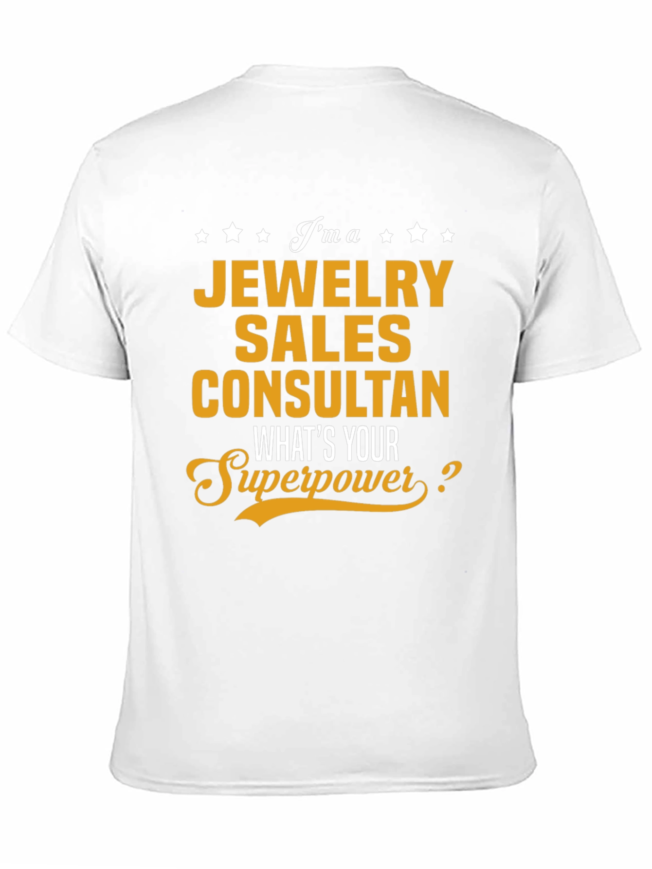 Black Jewelry Sales Consultant Superpower T-Shirt view 11