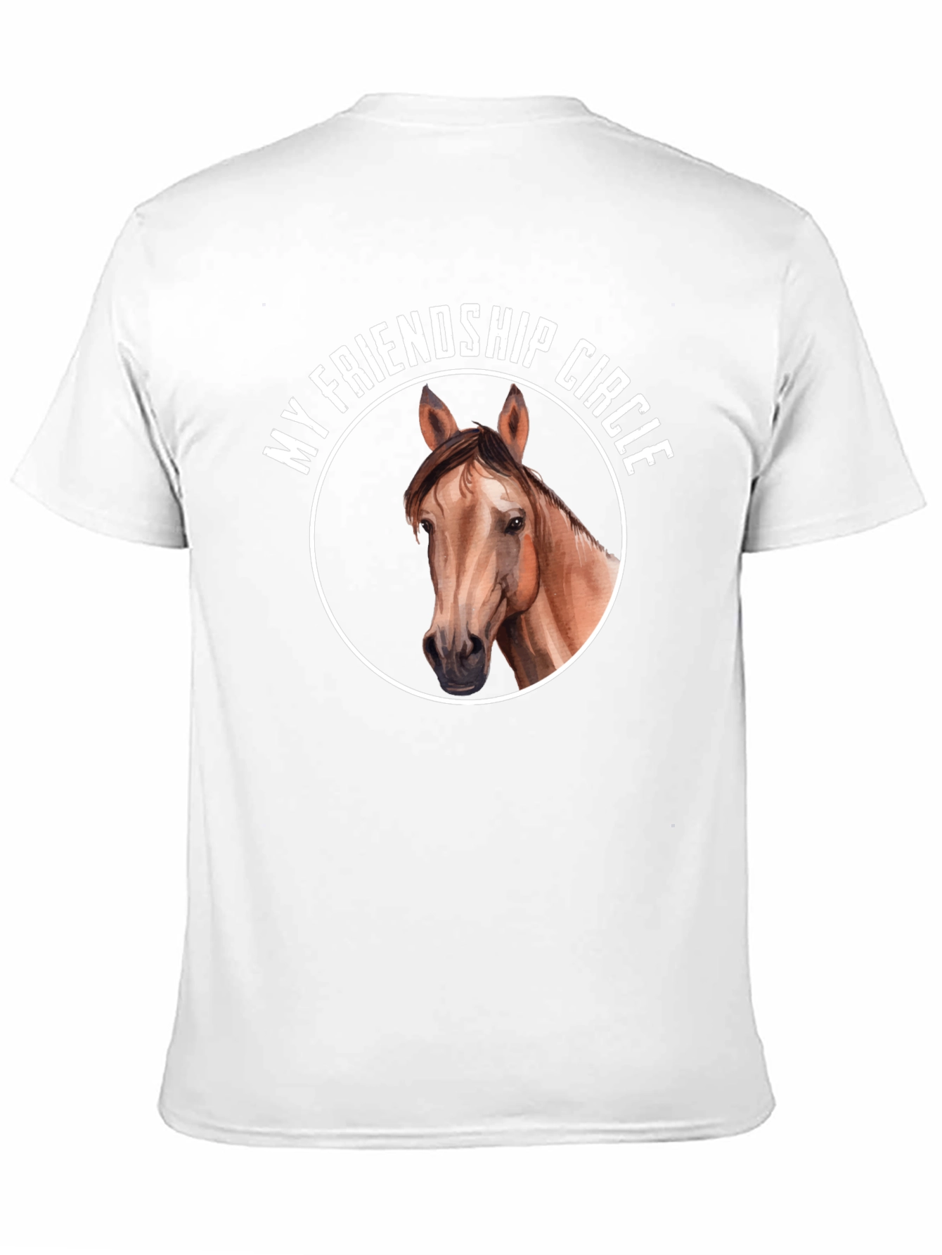 Black Horse Friendship Circle Graphic Tee view 11