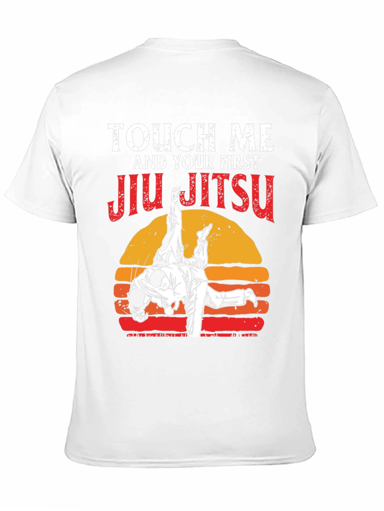 Black Touch Me Jiu Jitsu Graphic Tee view 11