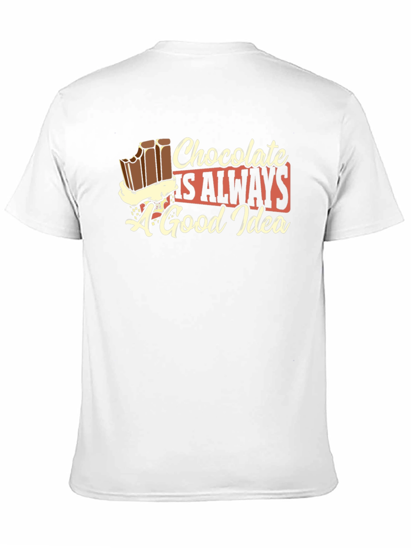 Black Chocolate is Always a Good Idea Black T-Shirt view 11