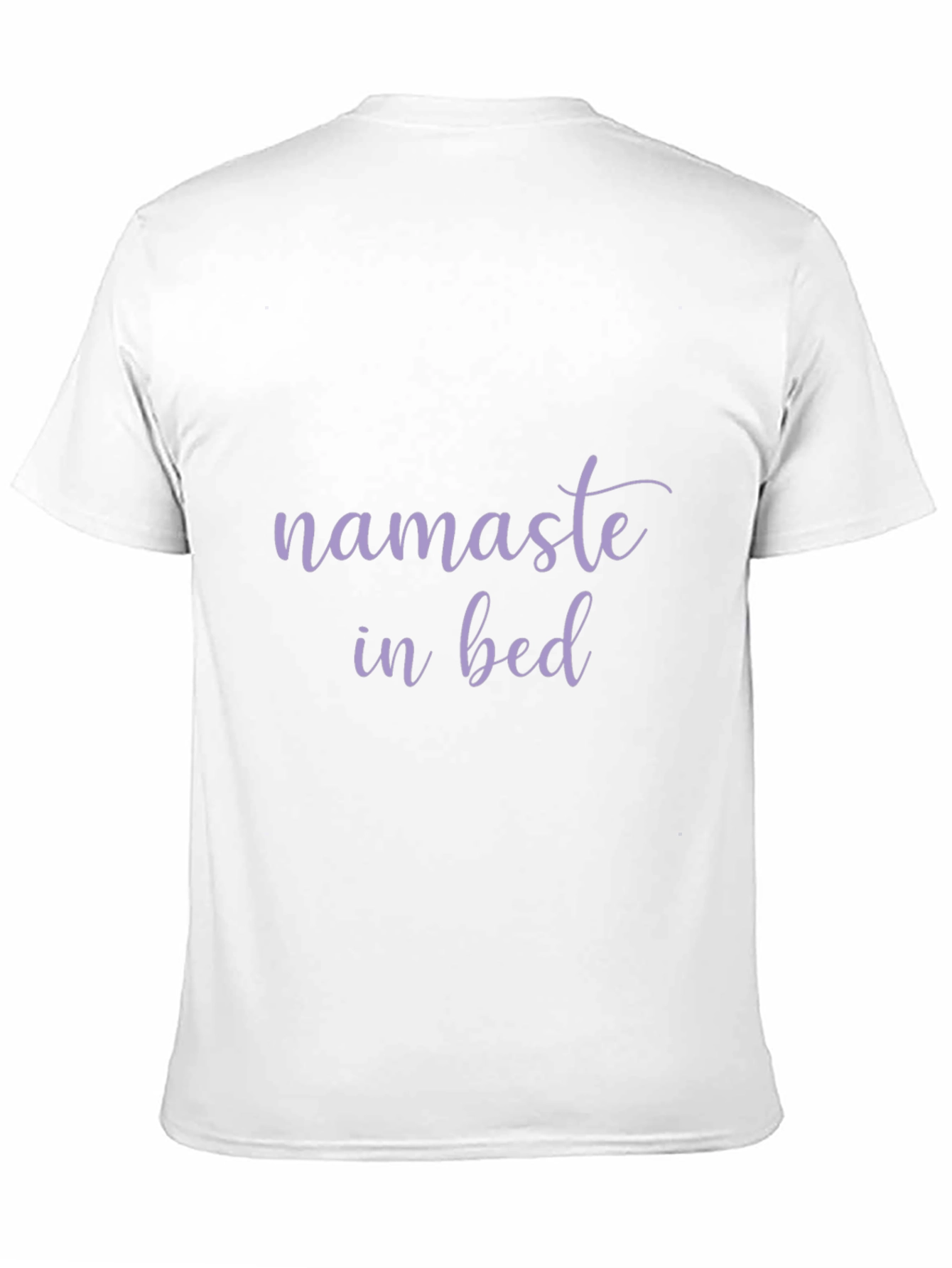 Namaste in Bed Black Graphic T-Shirt - 11