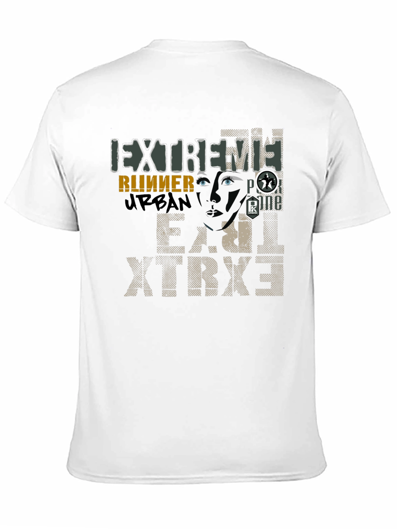 Black Extreme Runner Urban Graphic Print T-Shirt view 11