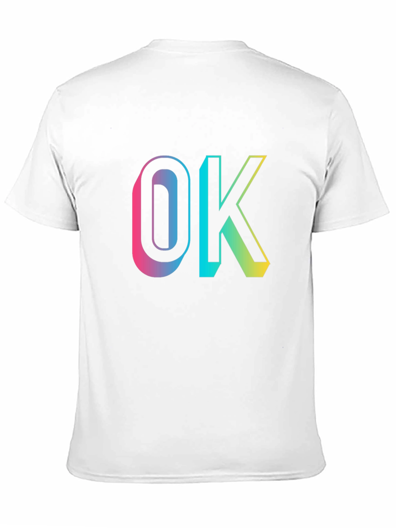 Black OK Gradient Graphic Tee - Casual Comfort view 11