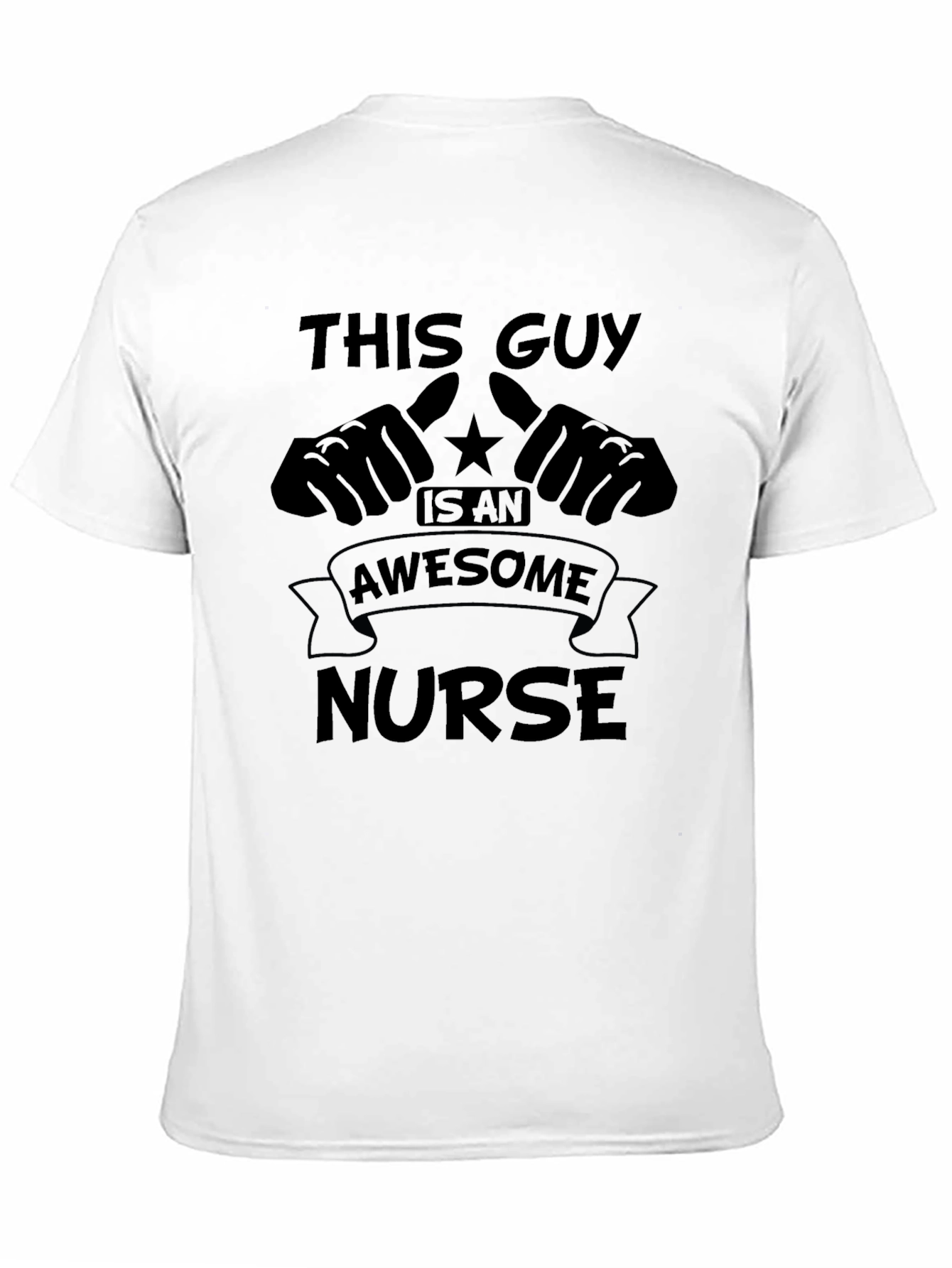 Black Awesome Nurse Graphic T-Shirt view 11