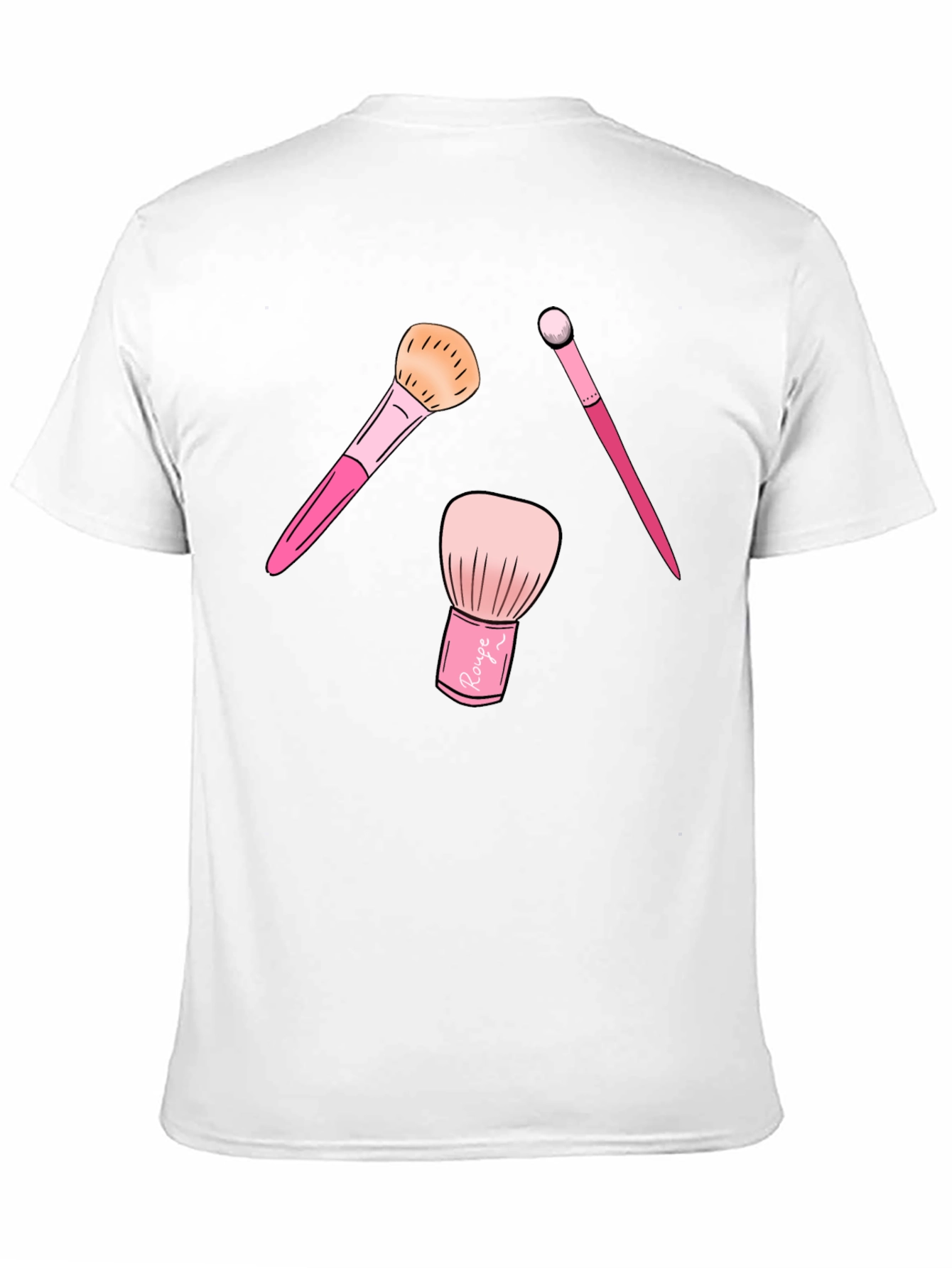 Black Makeup Brush T-Shirt - Stylish Graphic Tee view 11