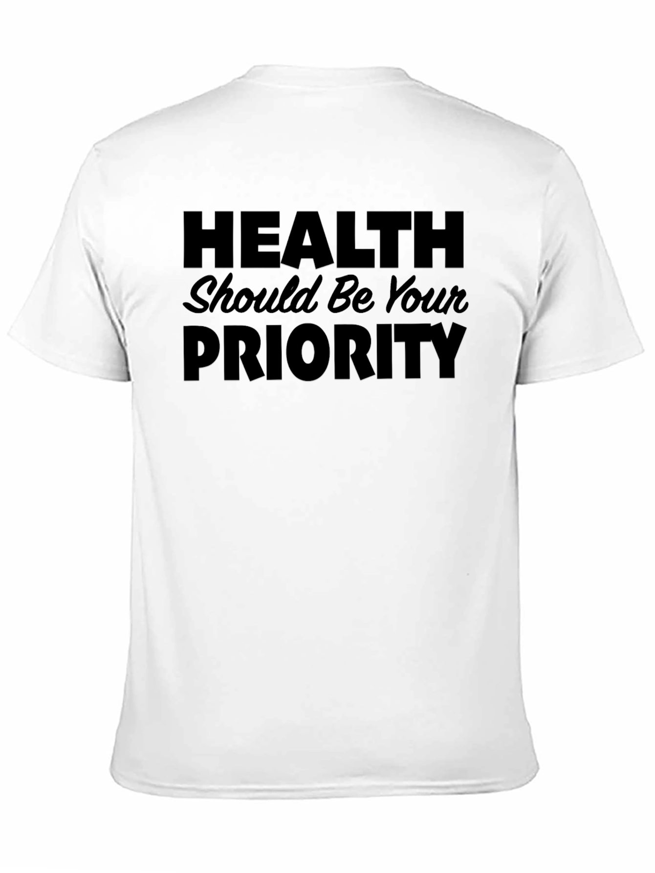 Black Health Priority Graphic T-Shirt view 11