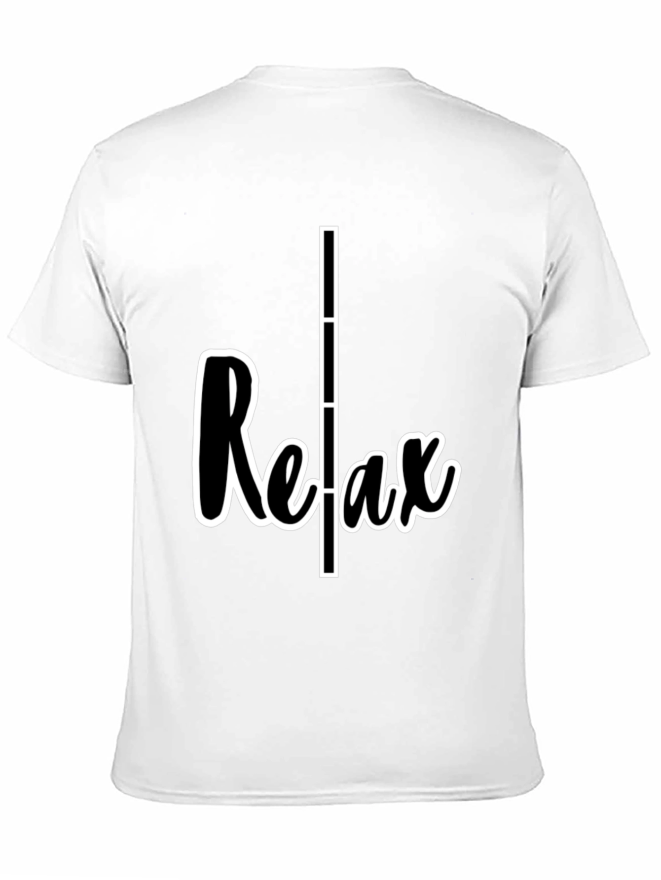 Black Relax Graphic T-Shirt - Casual Comfort view 11