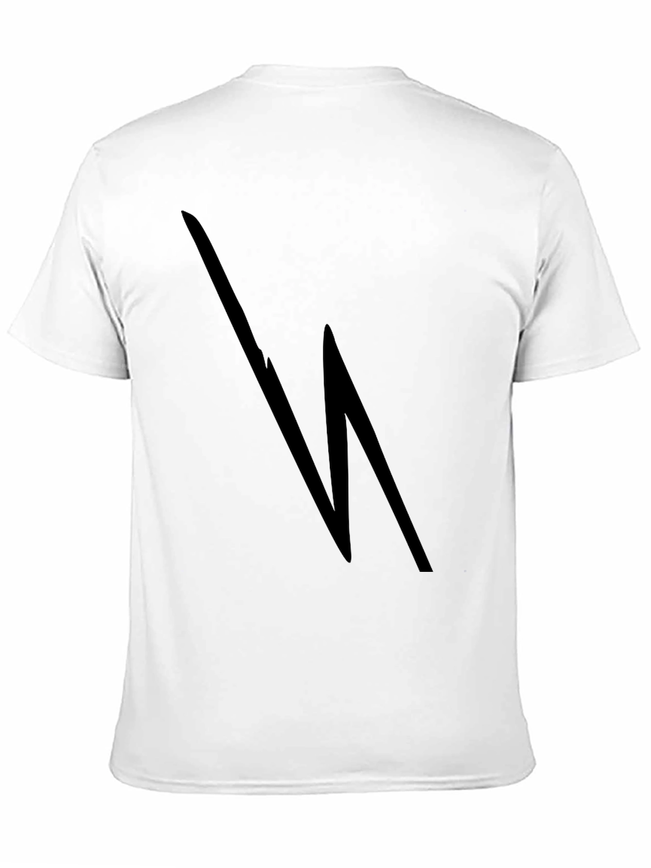 Black Black Lightning Bolt Graphic Tee view 11