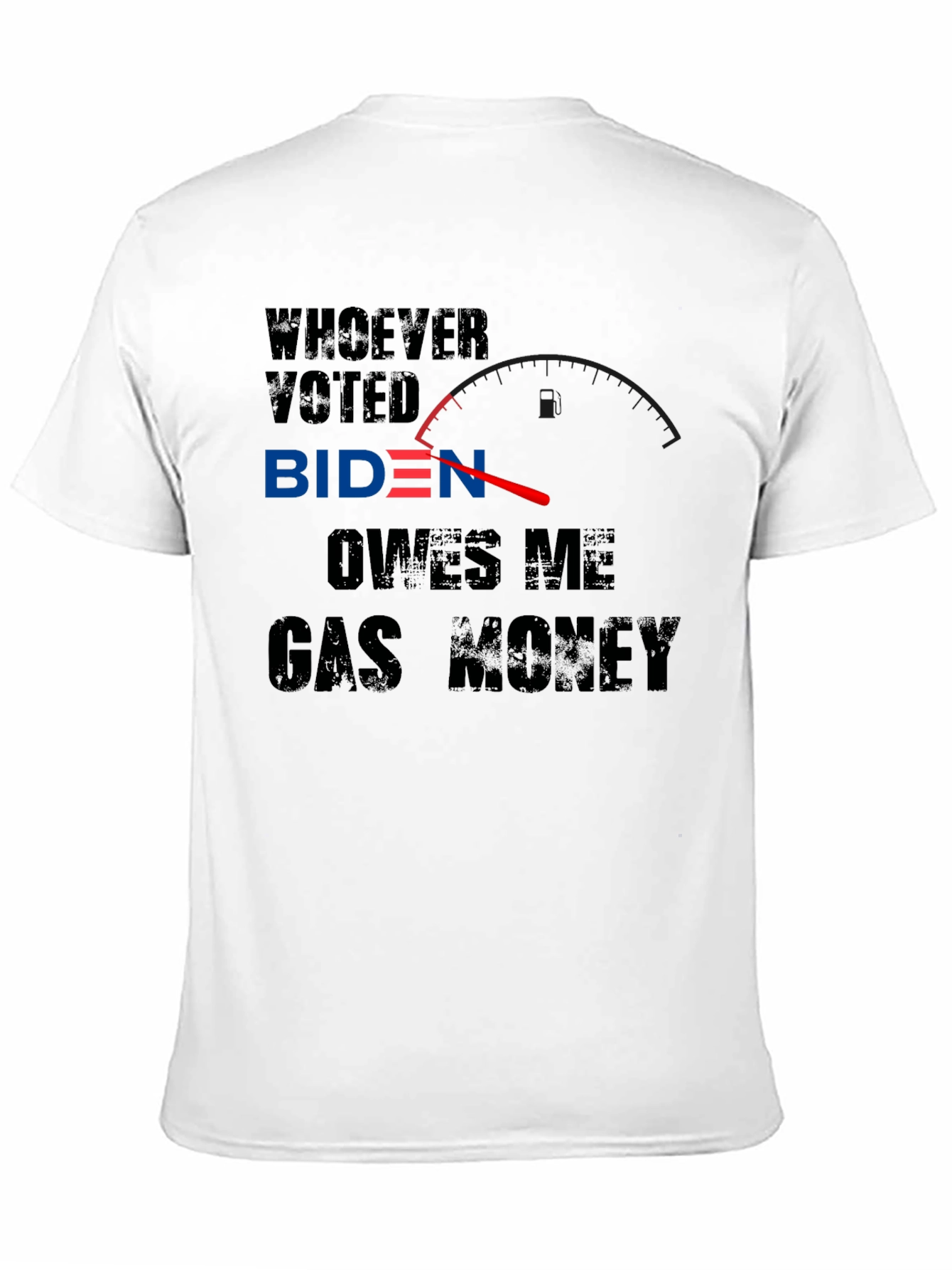 Black Biden Gas Money T-Shirt view 11