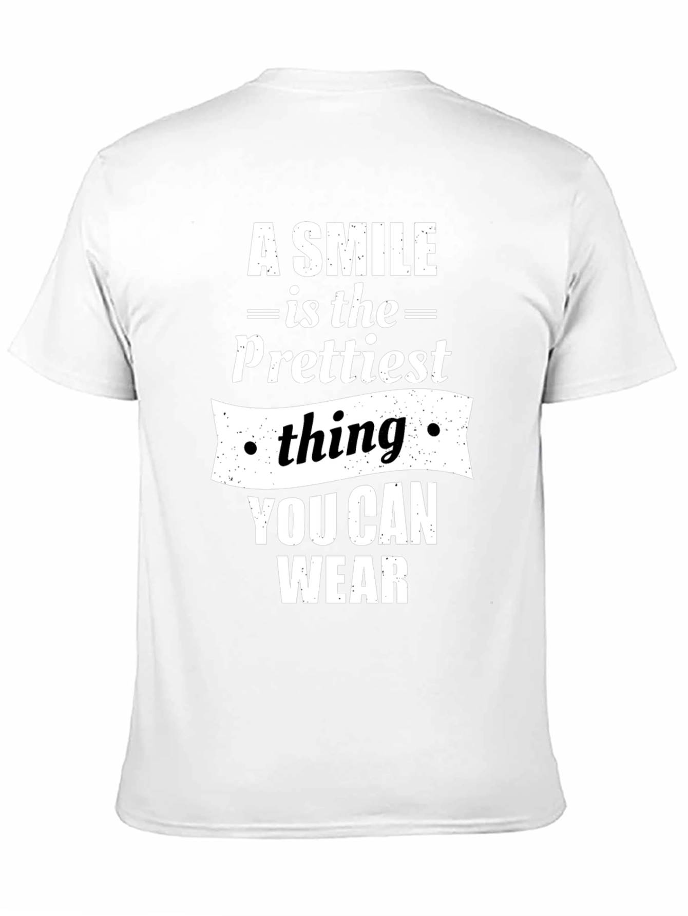 Black Smile Prettiest Thing T-Shirt - Black Graphic Tee view 11