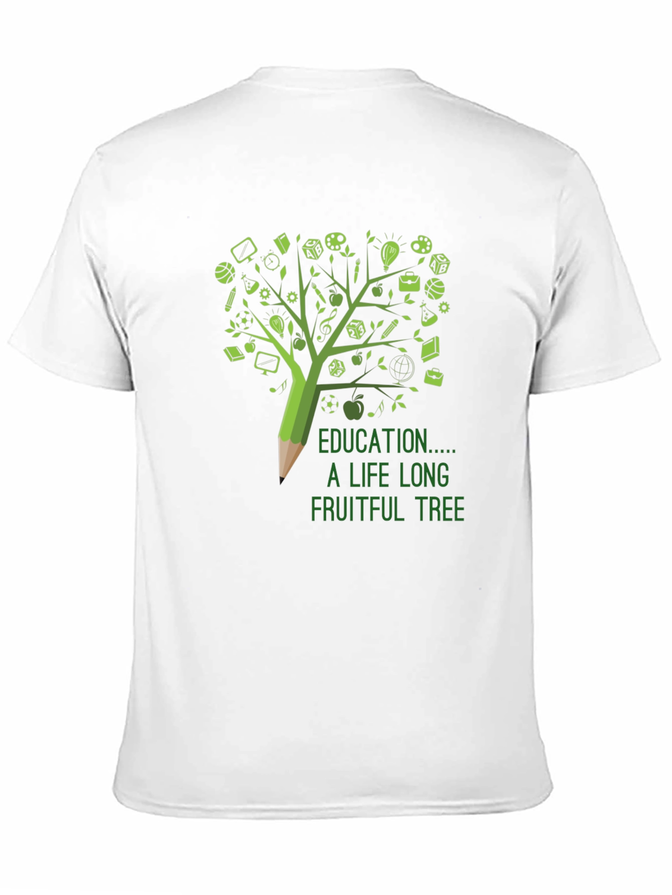 Black Education is a Lifelong Fruitful Tree T-Shirt view 11