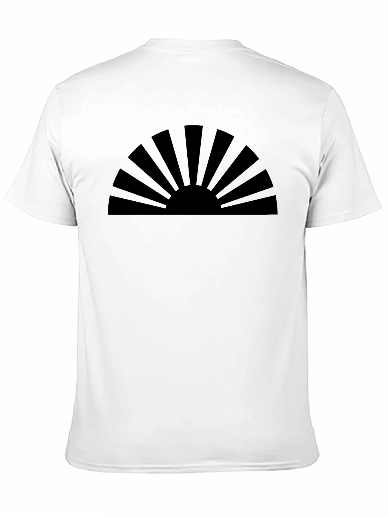 Black Rising Sun Graphic Tee - Stylish Black Cotton Blend Shirt view 11