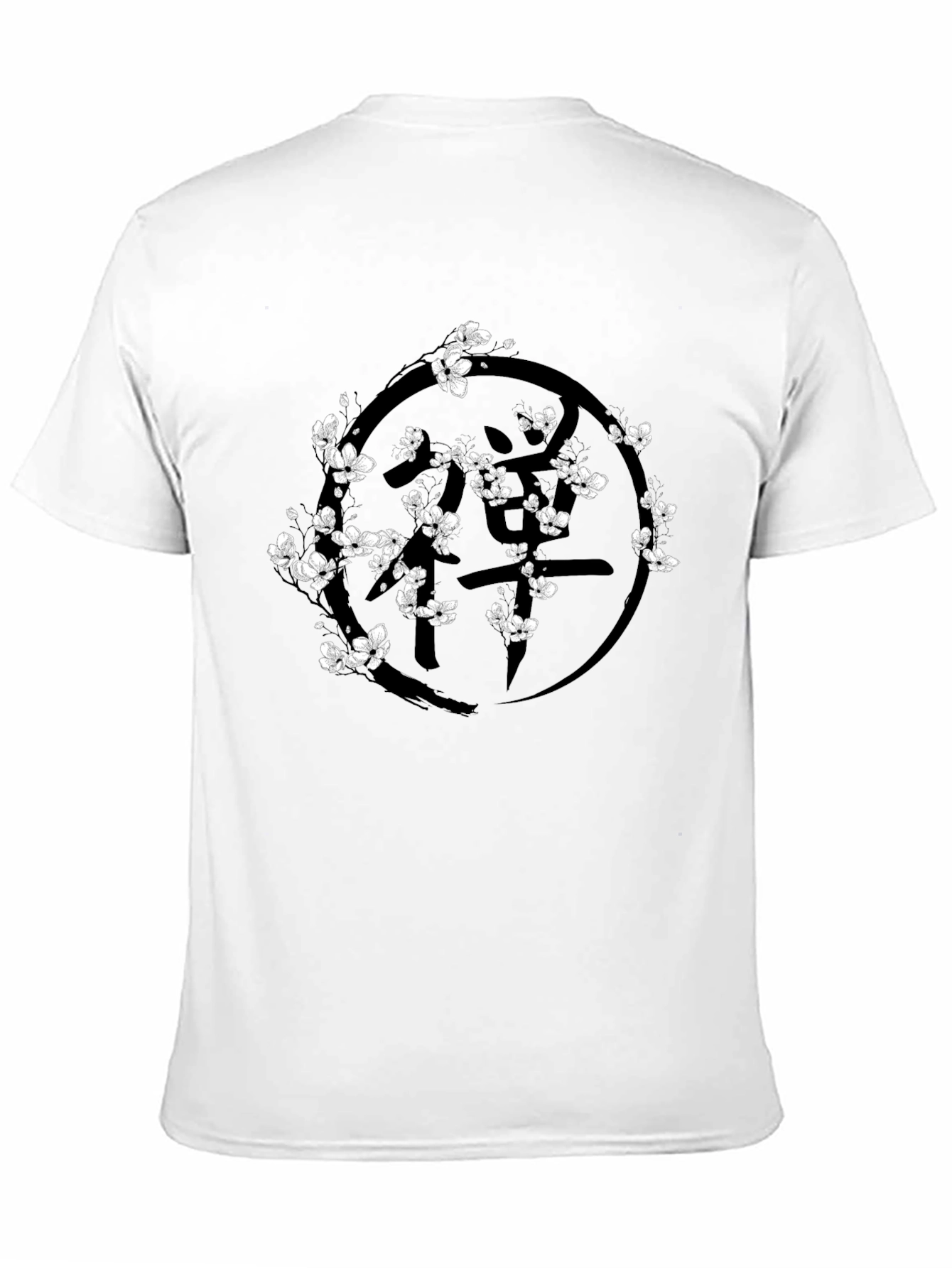 Black Black Floral Graphic T-Shirt view 11