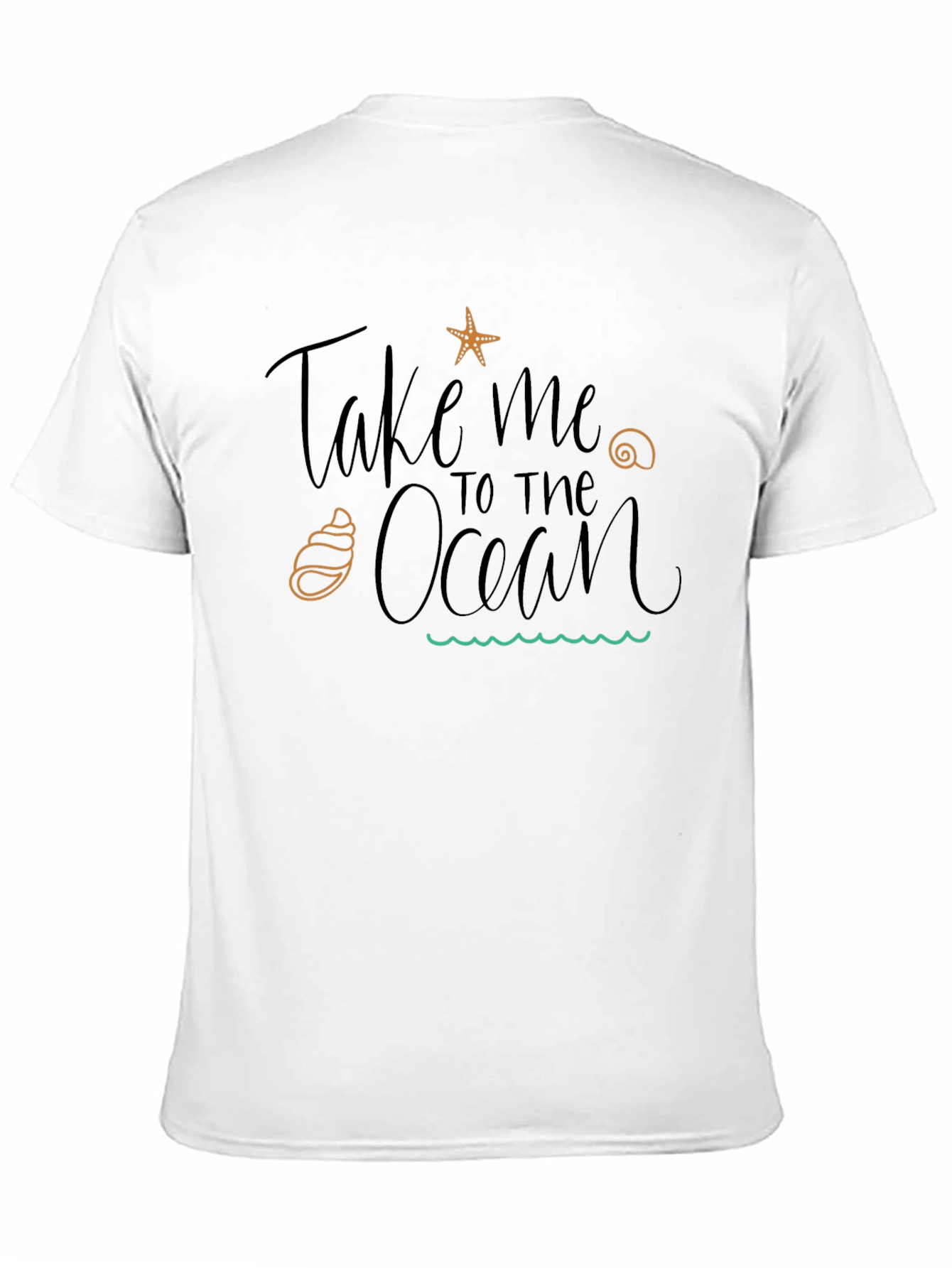 Black Take Me to the Ocean Black T-Shirt view 11