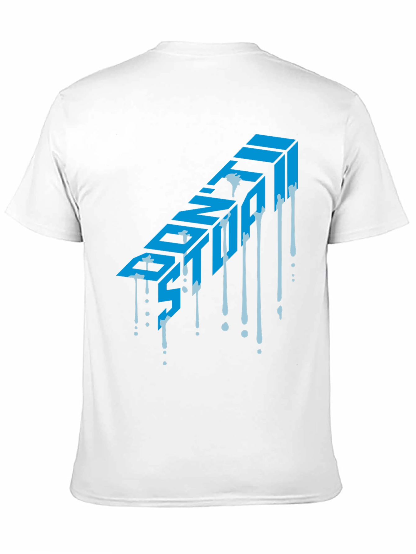 Black Don't Stop Graphic T-Shirt - Men's Black Tee view 11