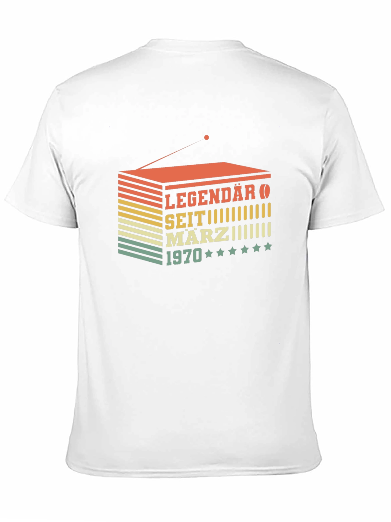 Black Legendary Since March 1970 T-Shirt view 11