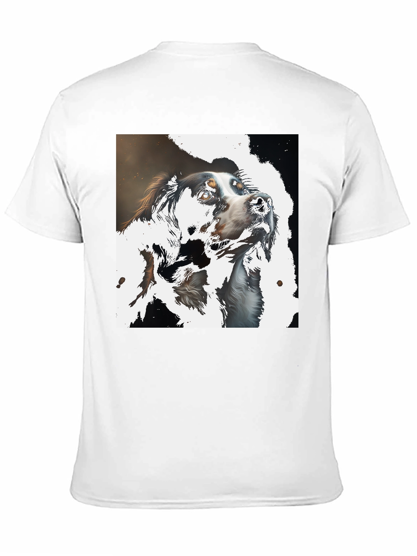 Black Dog Art T-Shirt - Stylish Canine Graphic Tee view 11