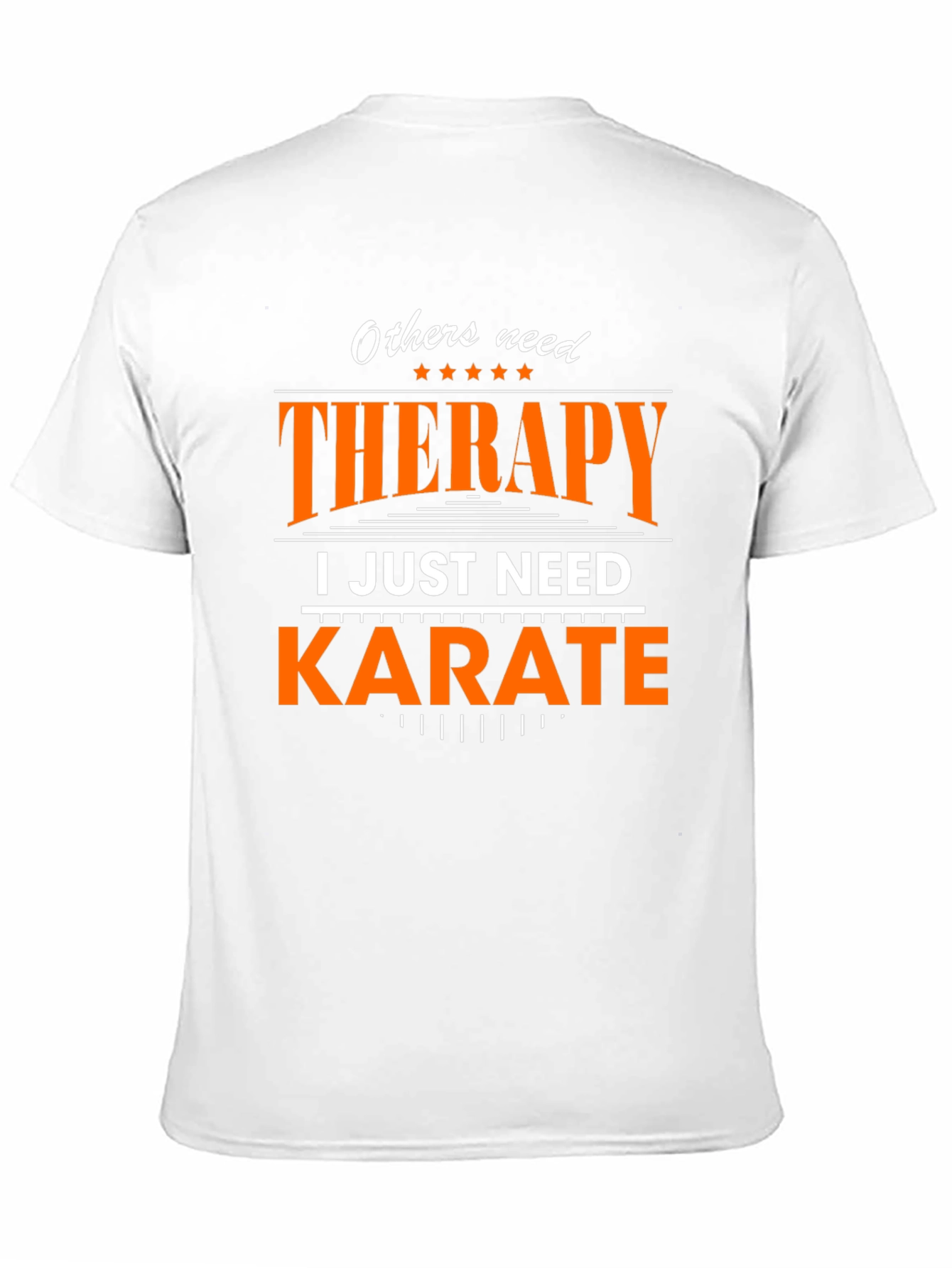 Black Therapy? I Just Need Karate - Graphic T-Shirt view 11