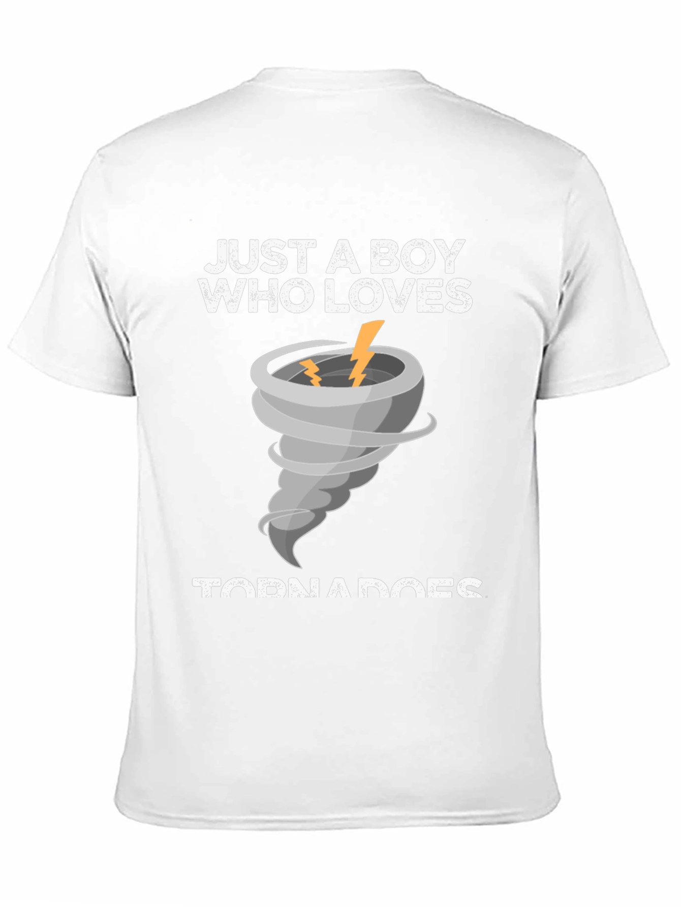 Black Just A Boy Who Loves Tornadoes T-Shirt view 11