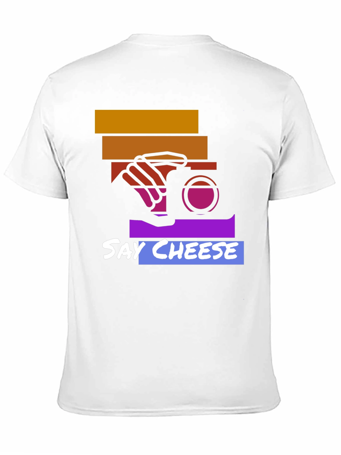 Black Say Cheese Graphic Tee - Camera Lover T-Shirt view 11