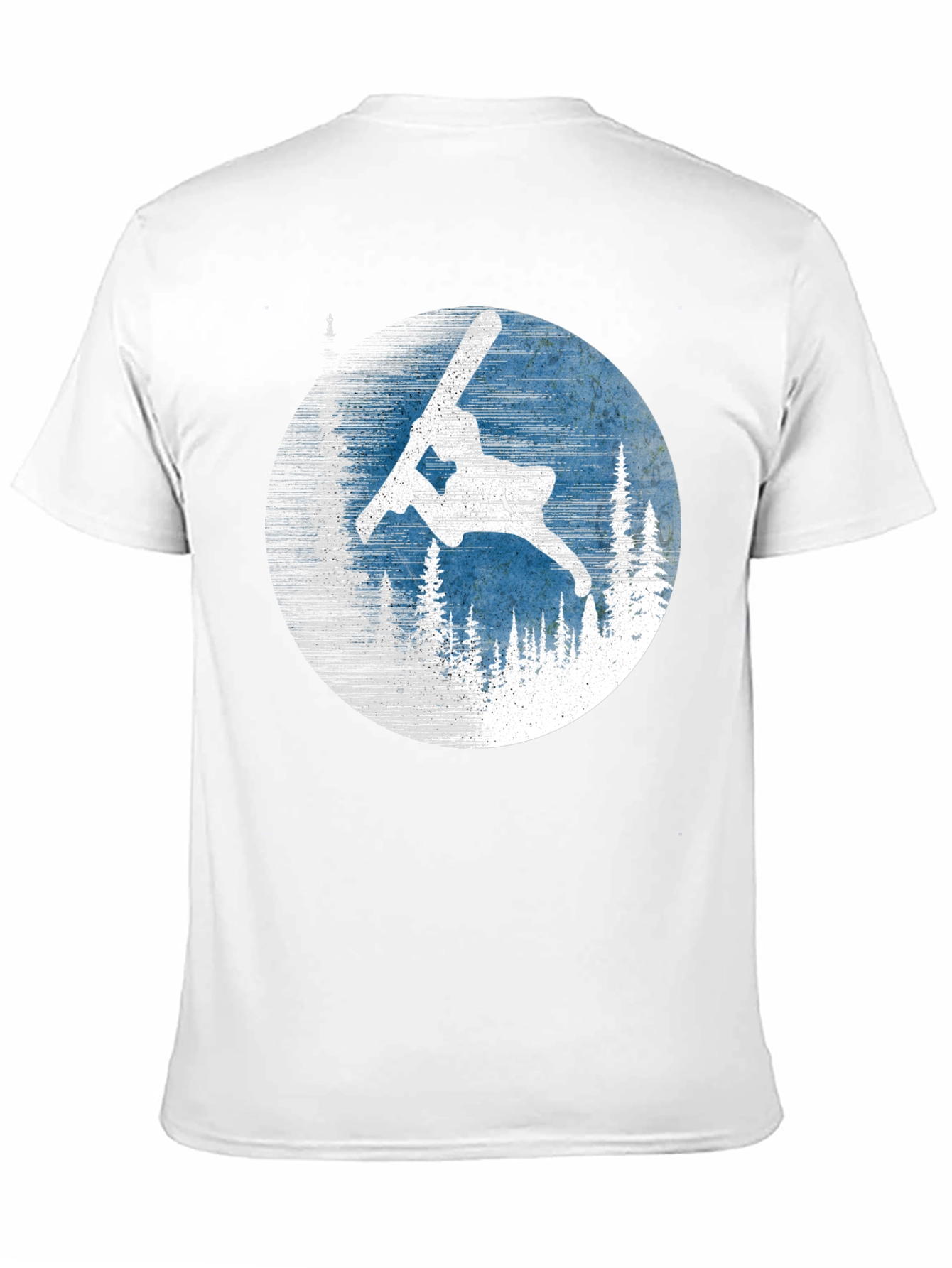 Black Snowboarder T-Shirt - Winter Sports Apparel view 11