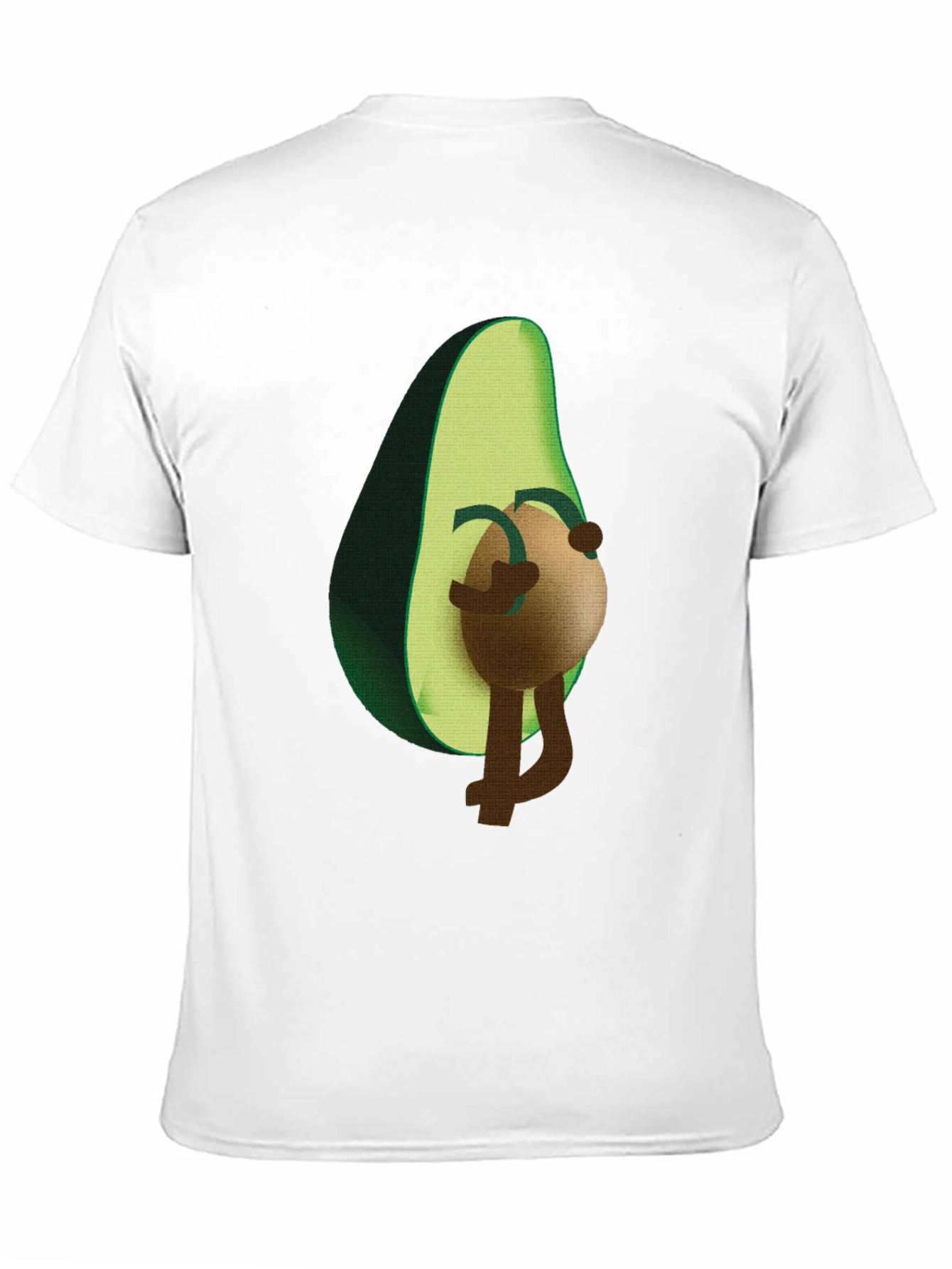 Black Funny Avocado T-Shirt - Fruit with Attitude view 11