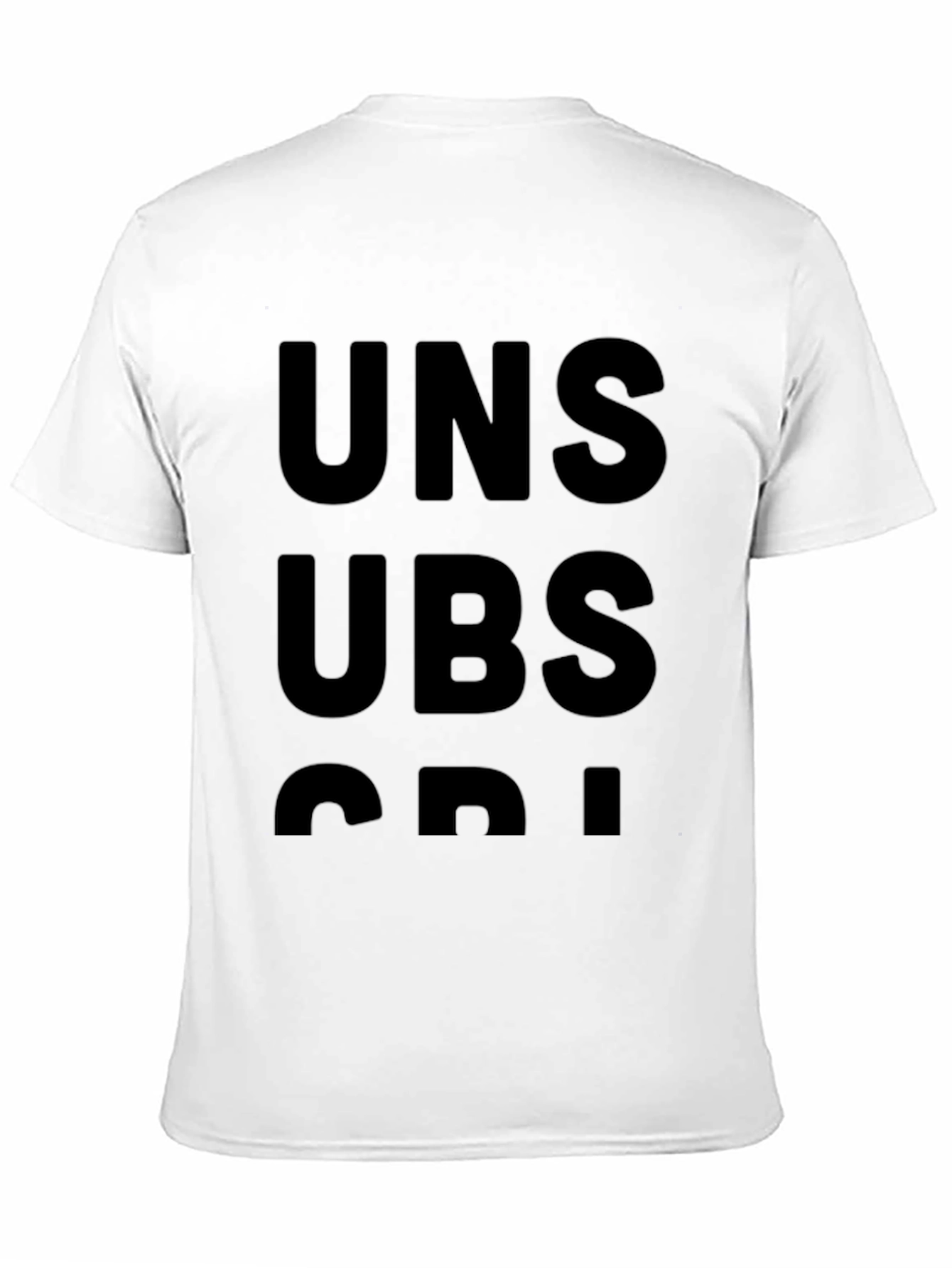 Black Unsubscribe Graphic T-Shirt view 11