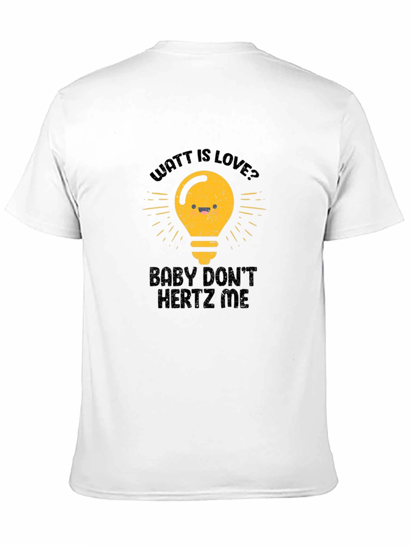 Black Watt is Love T-Shirt - Funny Science Pun Tee view 11