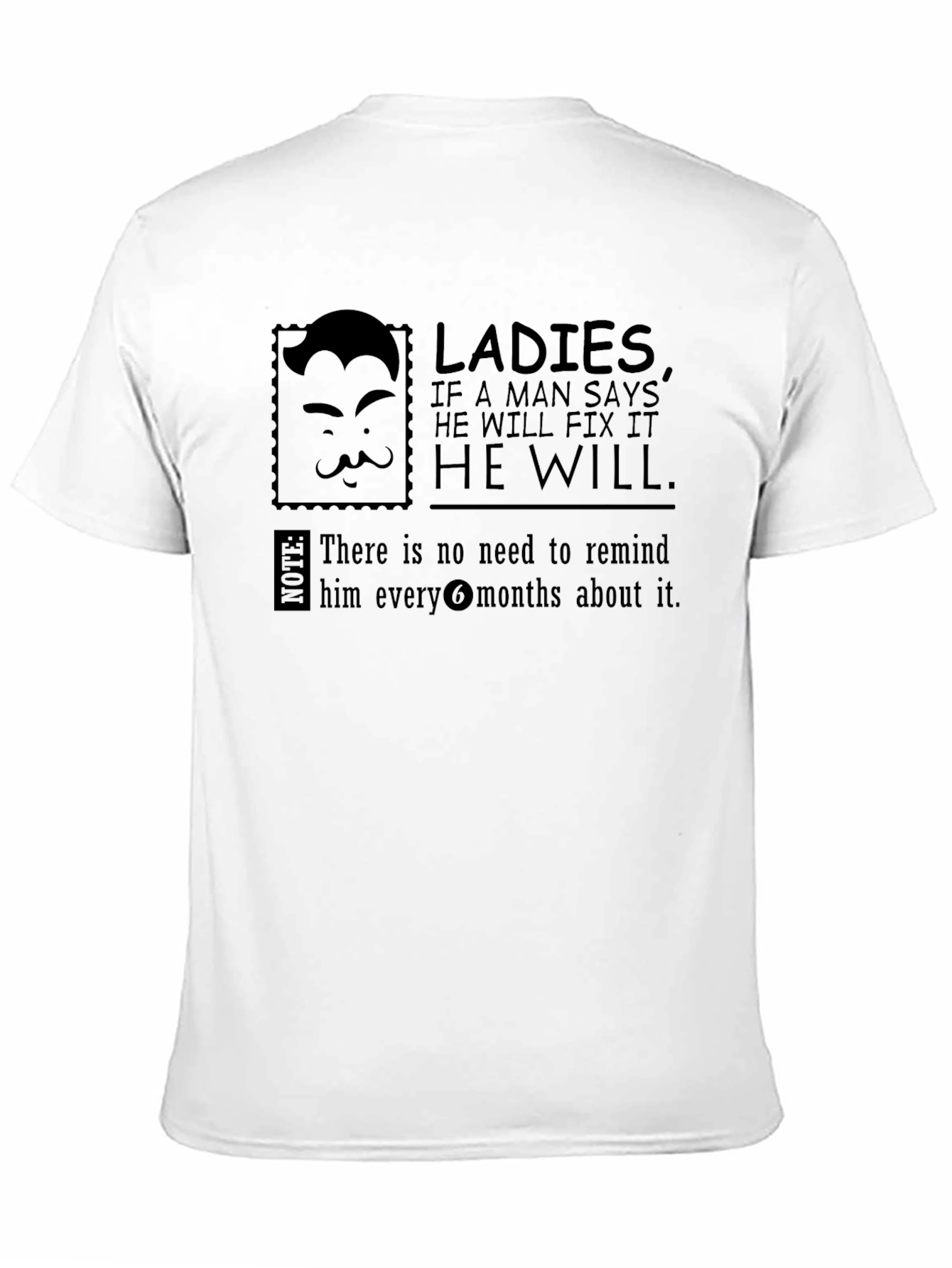 Black Ladies, If a Man Says He Will Fix It T-Shirt view 11