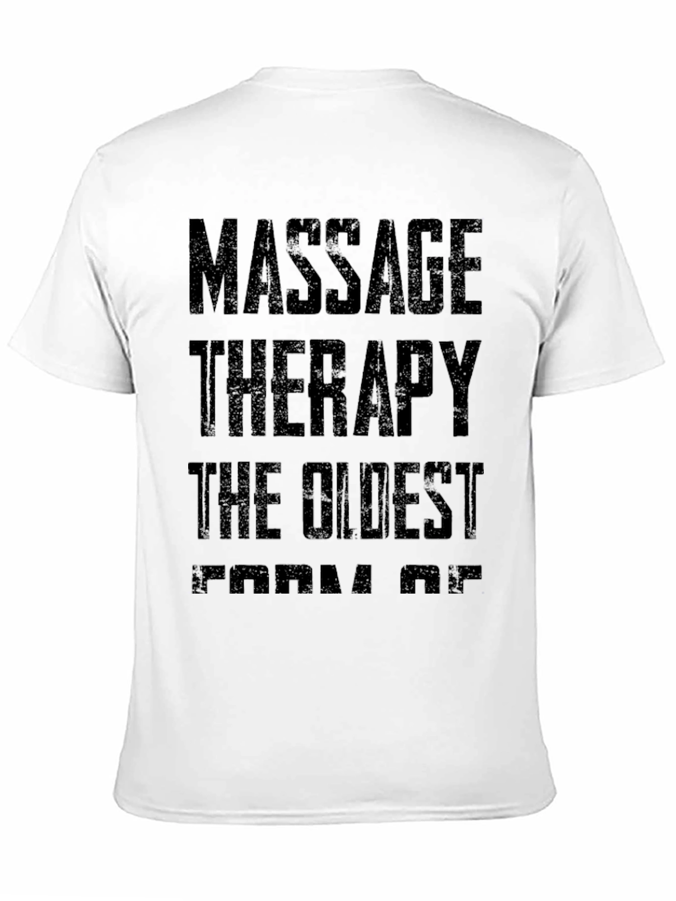 Black Massage Therapy Oldest Form Of Healing Funny T-Shirt view 11