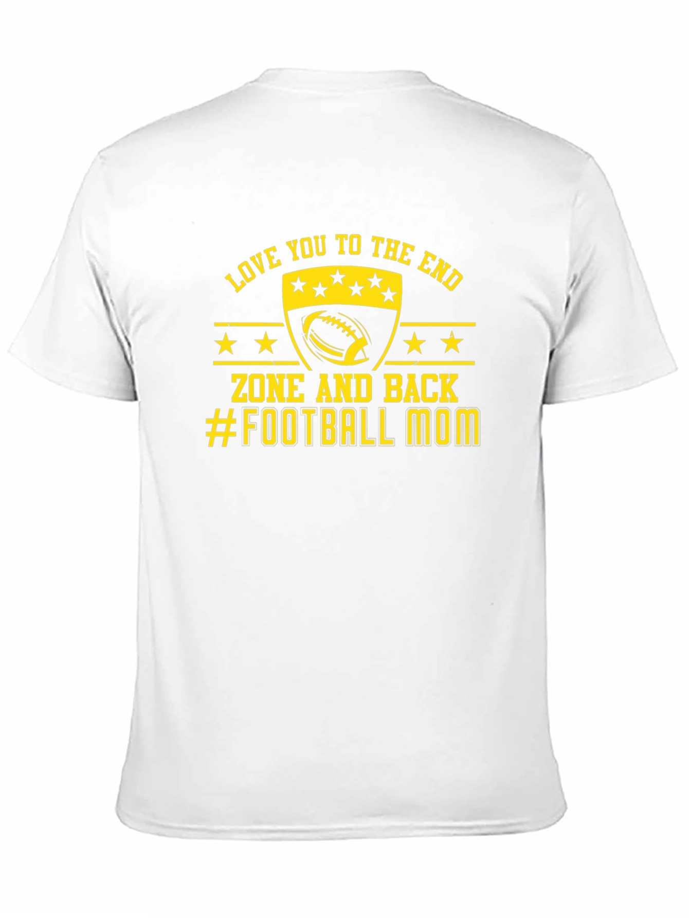 Black Love You to The End Football Mom T-Shirt view 11