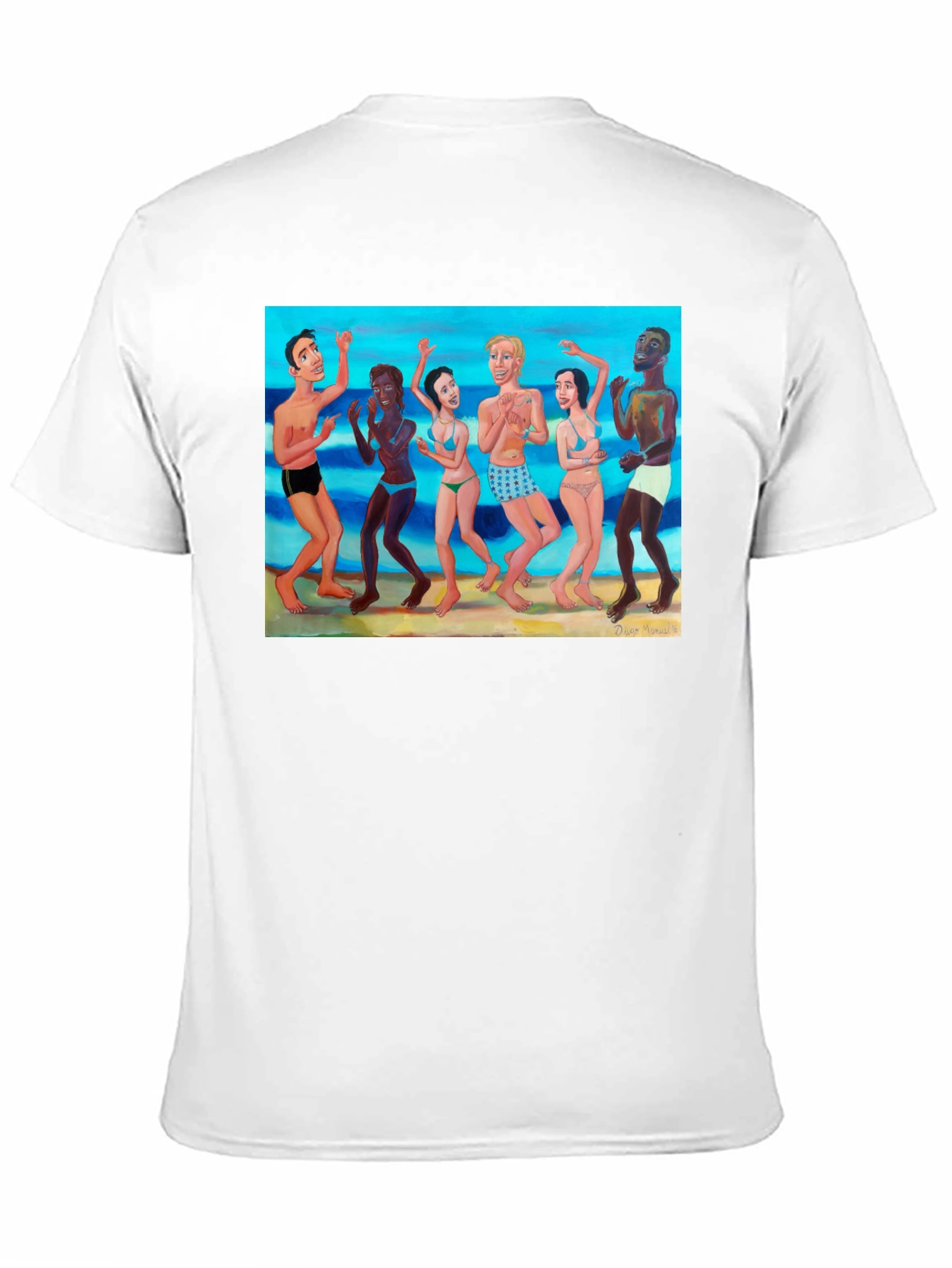 Beach Party Graphic Tee - Crew Neck - 11
