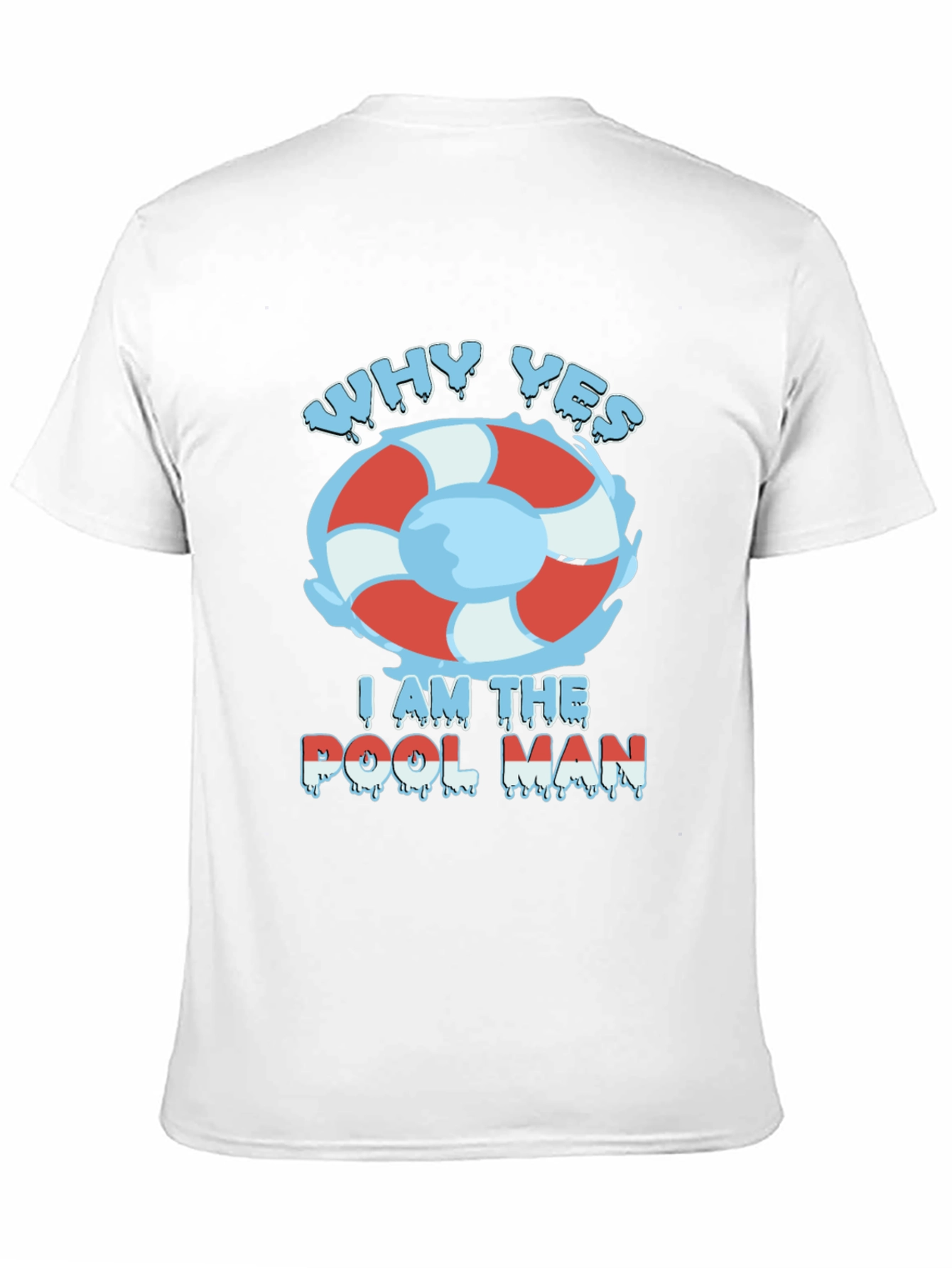 Black Pool Man Graphic Tee - Summer Ready! view 11