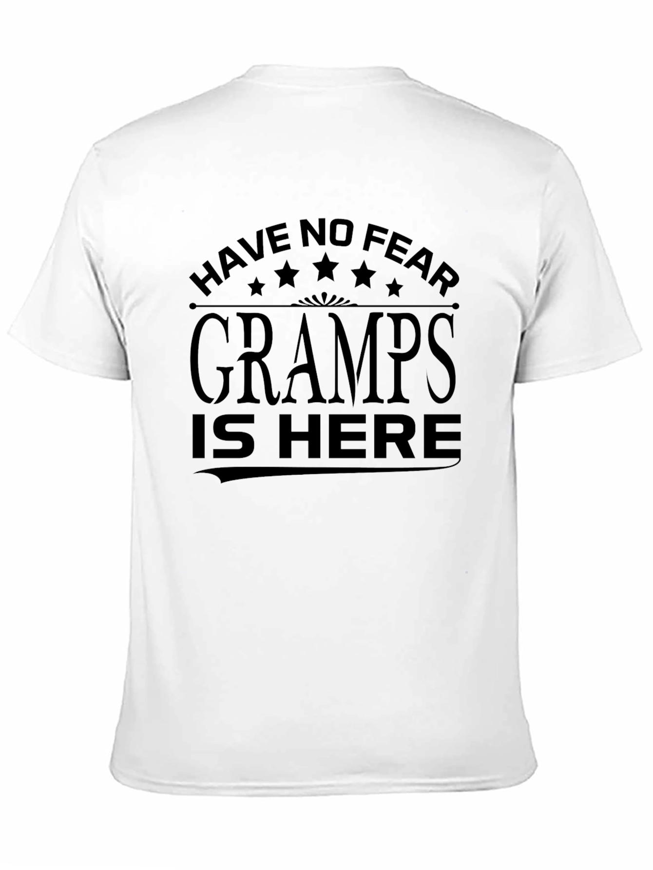 Black Gramps Is Here Black T-Shirt view 11
